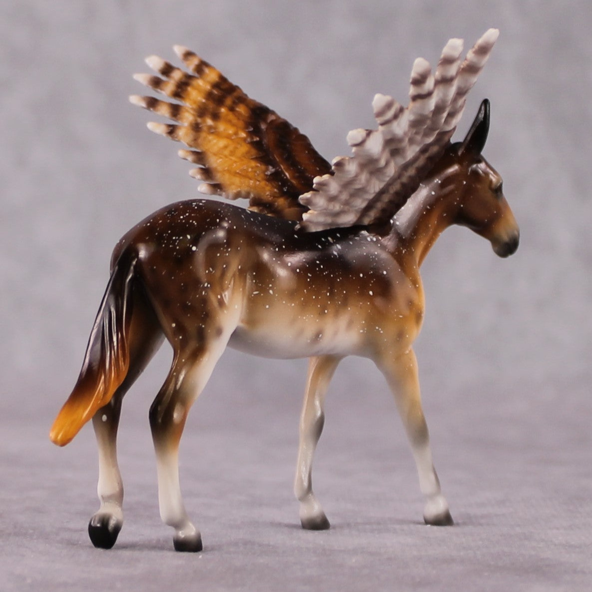 "Significant" Secret Surprise Chip Drop: Superb Owl Sunday OOAK Deco Custom Mule Chip By Ellen Robbins