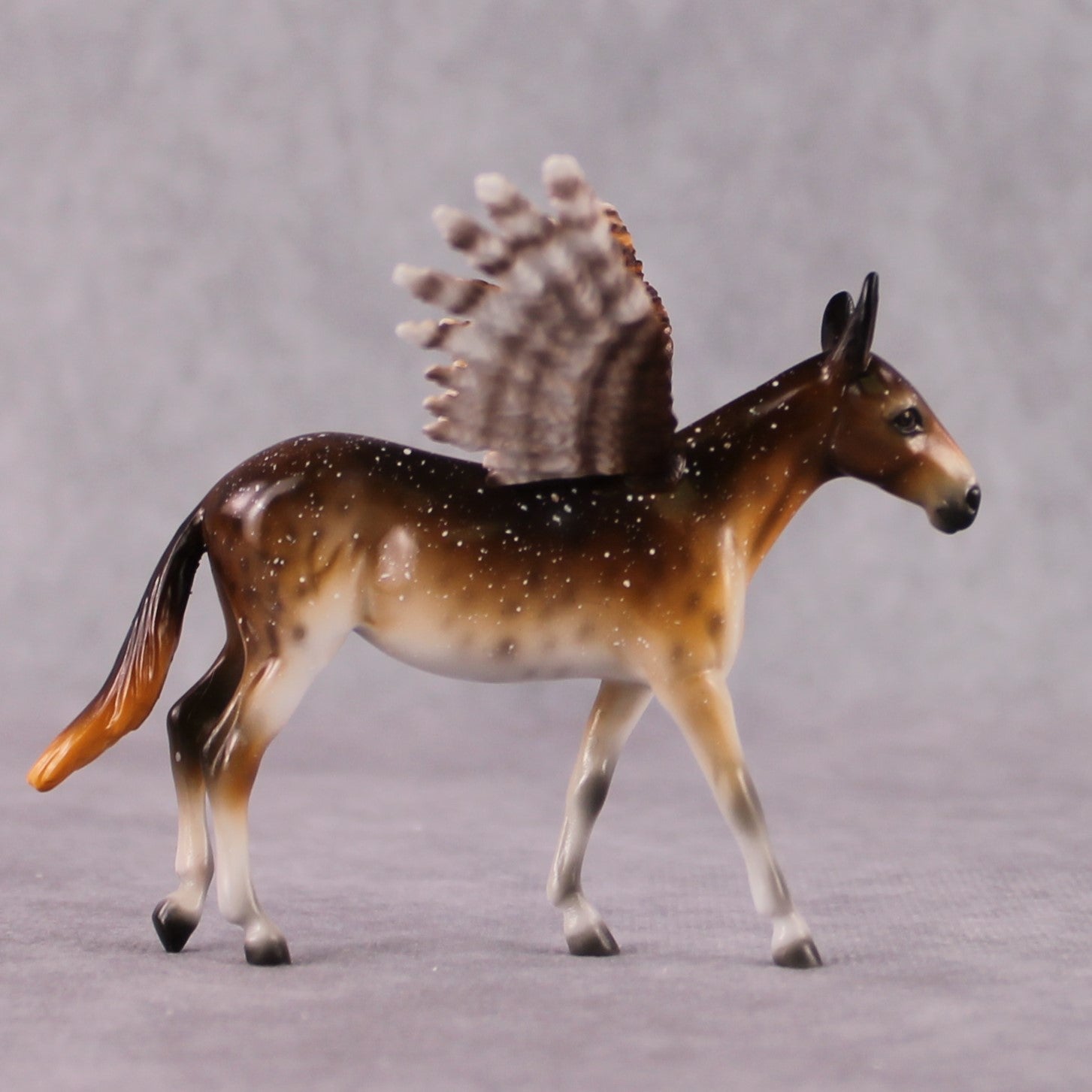 "Significant" Secret Surprise Chip Drop: Superb Owl Sunday OOAK Deco Custom Mule Chip By Ellen Robbins