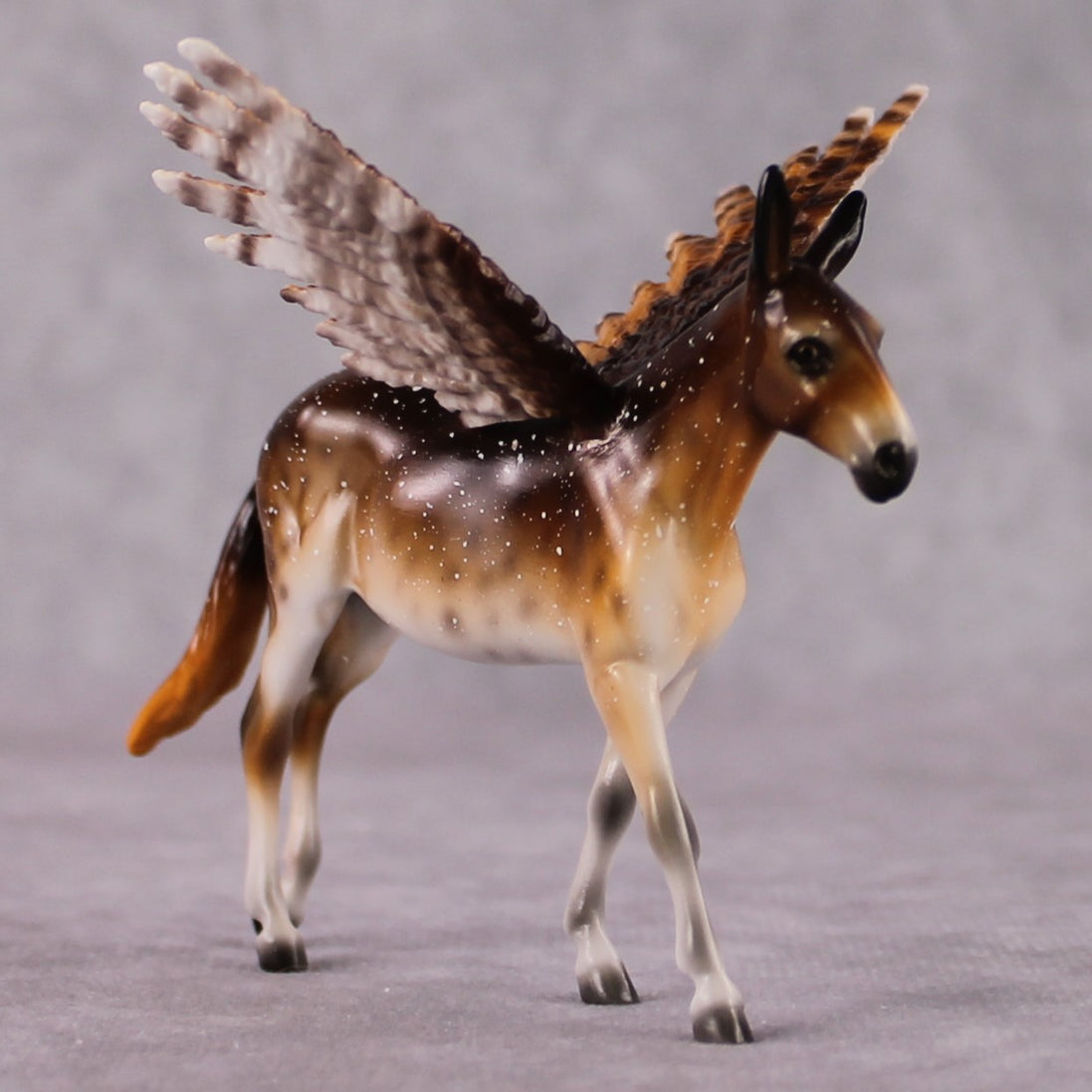 "Significant" Secret Surprise Chip Drop: Superb Owl Sunday OOAK Deco Custom Mule Chip By Ellen Robbins