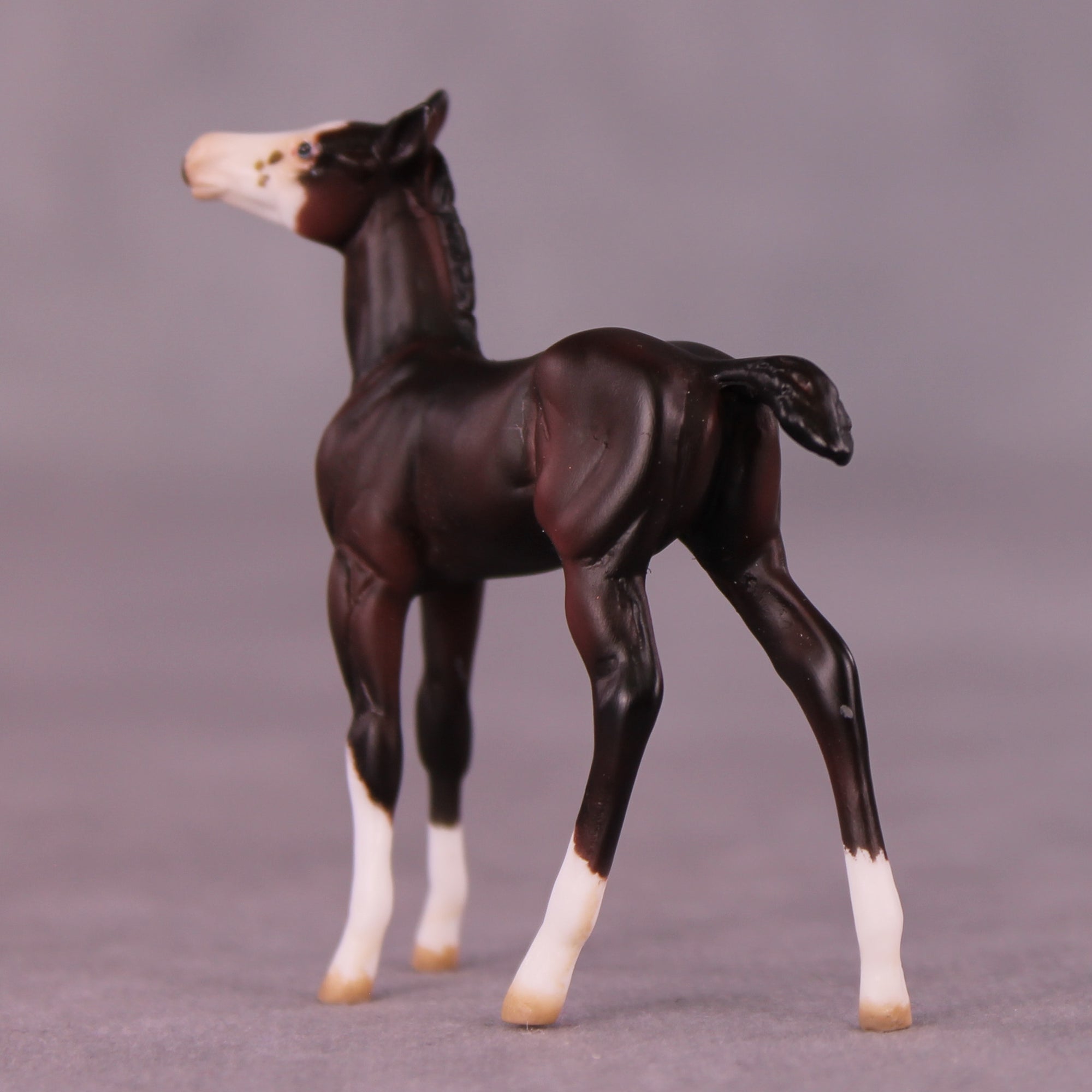 Fig OOAK Foal Chip by Julie Keim LHS25