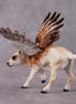 "Screech" Secret Surprise Chip Drop: Superb Owl Sunday OOAK Deco Custom Cow Chip By Ellen Robbins