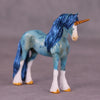 Robin OOAK FCM Chip Draft Horse By Kristen Cermele July GemStones Series
