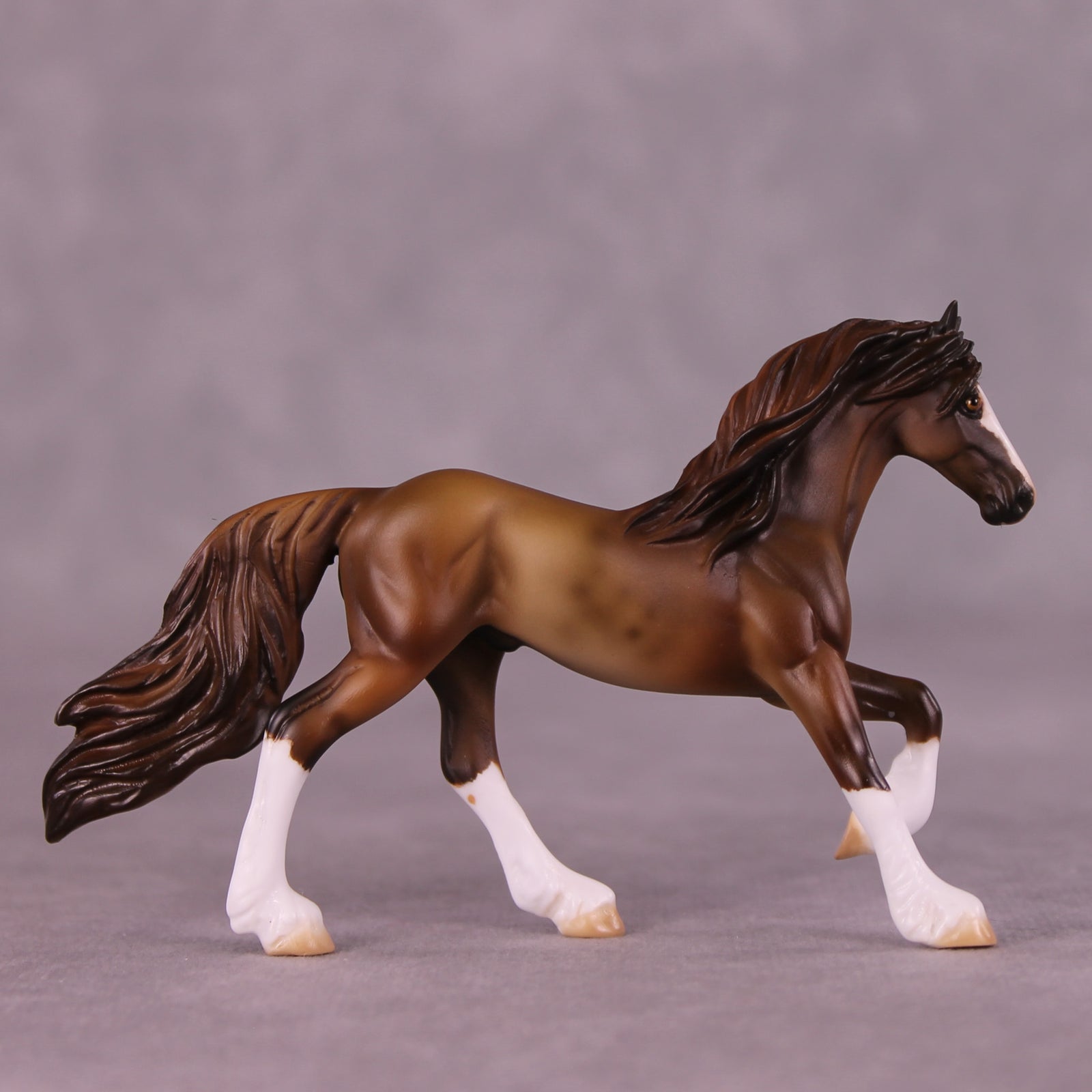 Lennox OOAK Friesian Chip by Julie Keim LHS25