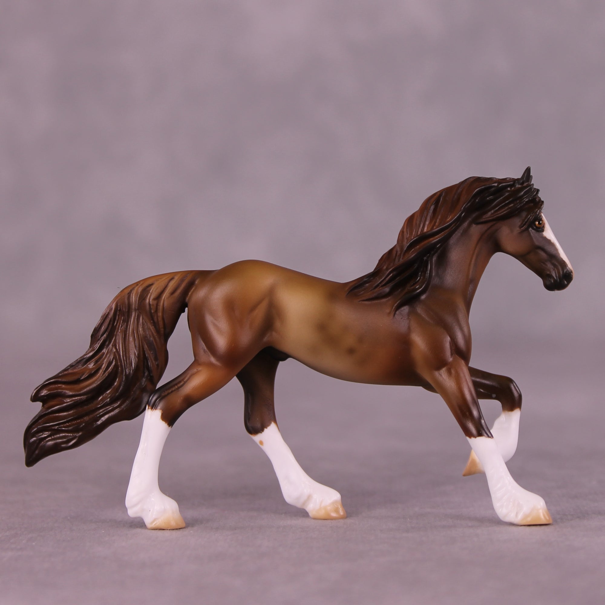 Lennox OOAK Friesian Chip by Julie Keim LHS25