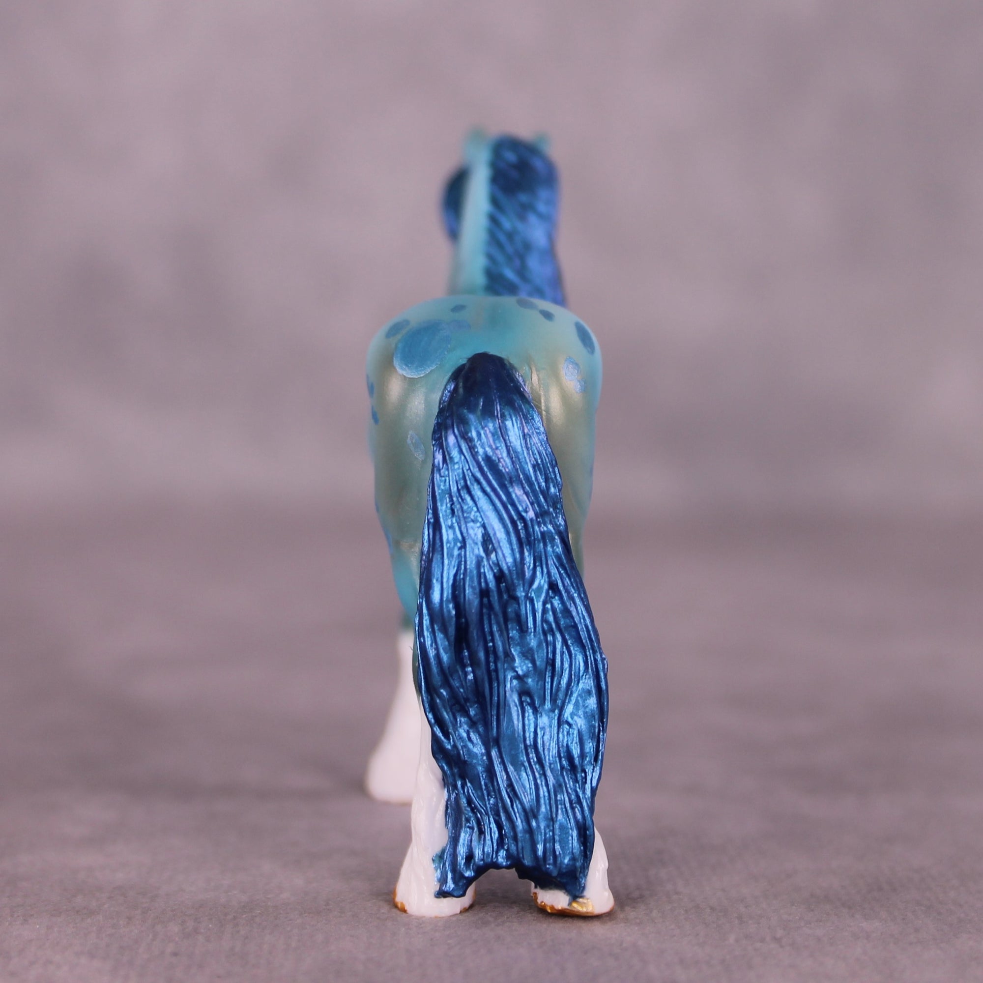 Robin OOAK FCM Chip Draft Horse By Kristen Cermele July GemStones Series