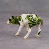 PREVIEW LISTING ONLY Declassified OOAK Green Zebra Spotted Cow Chip By Jess Hamill MM24 MHP Auction