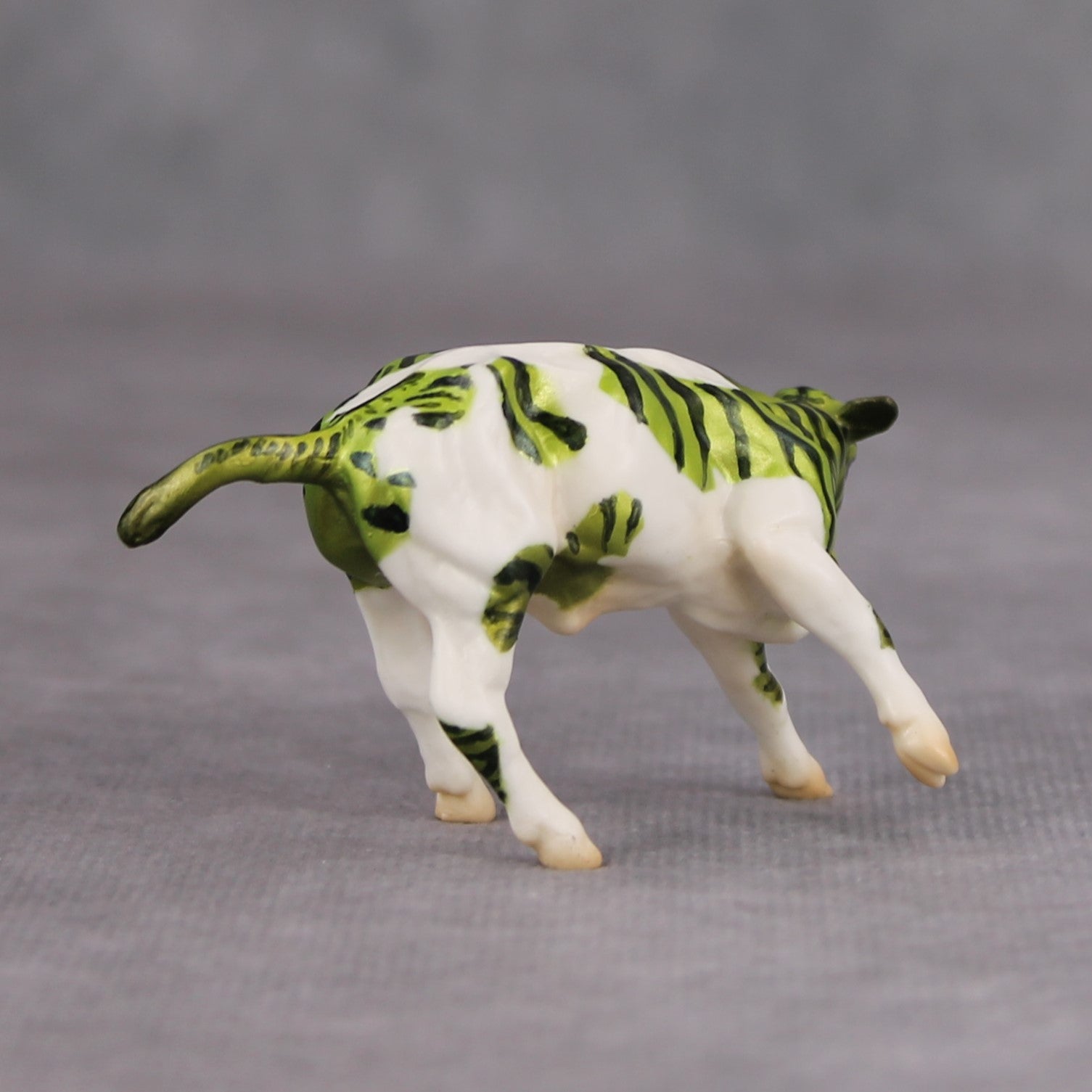 Declassified OOAK Green Zebra Spotted Cow Chip By Jess Hamill MM24 MHP Auction