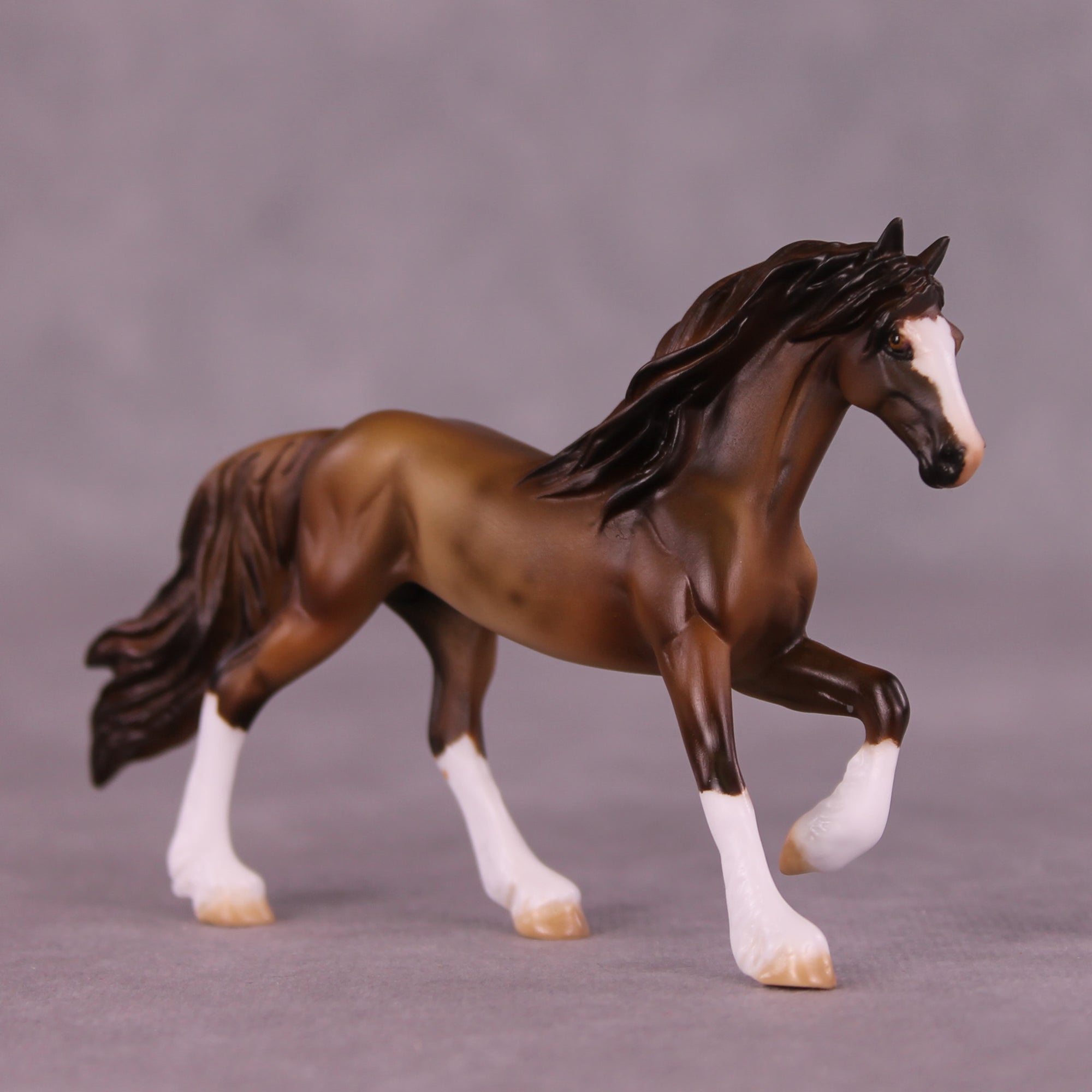 Lennox OOAK Friesian Chip by Julie Keim LHS25