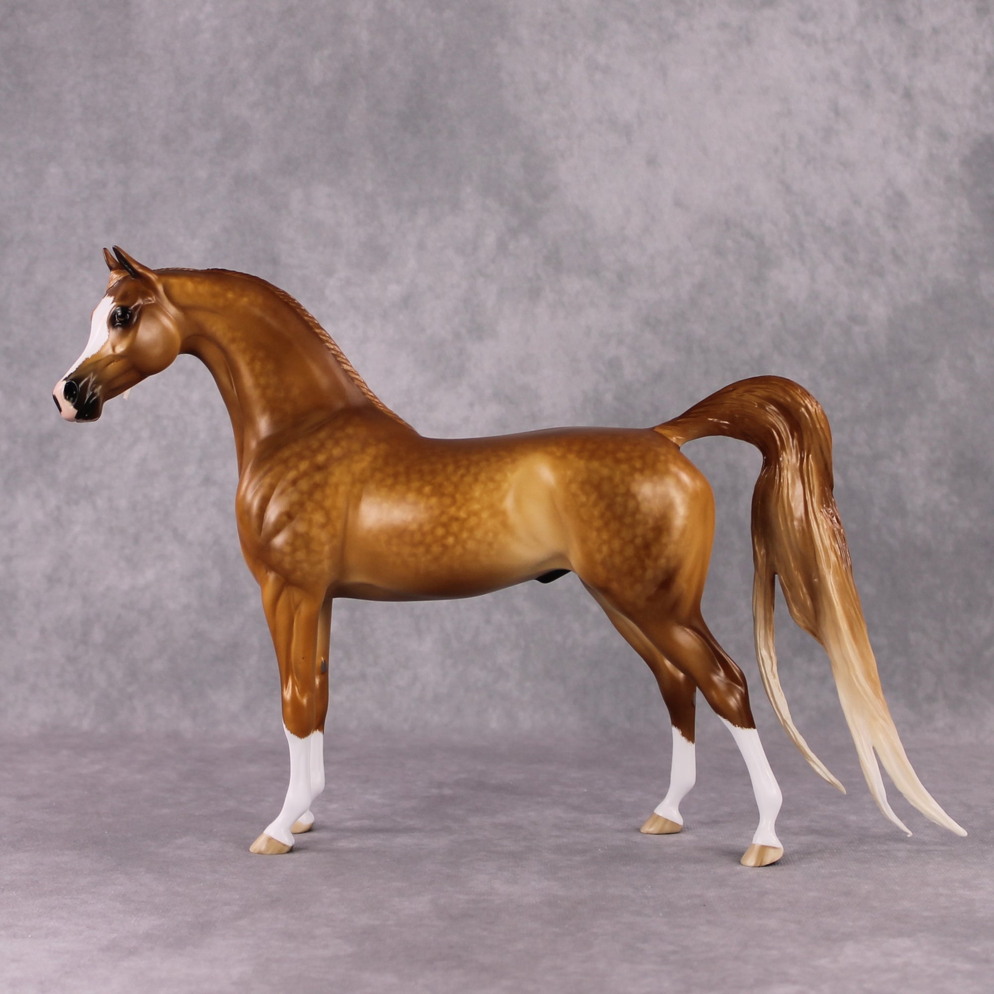 Stone Horses OOAK FCM "Inferno" - Chestnut Arabian Stallion by Sheryl Leisure &amp; Mona 02/11/2025