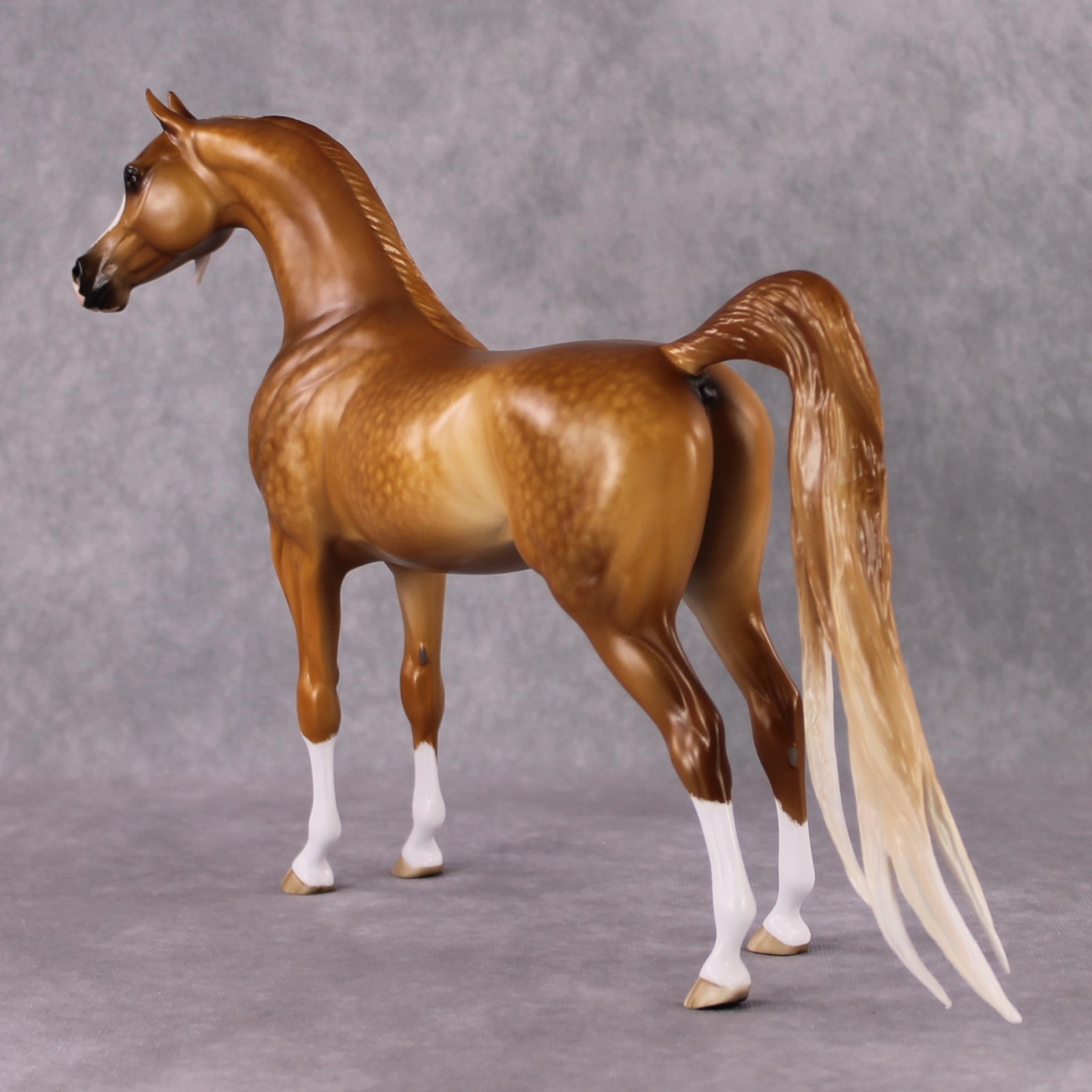 Stone Horses OOAK FCM "Inferno" - Chestnut Arabian Stallion by Sheryl Leisure &amp; Mona 02/11/2025