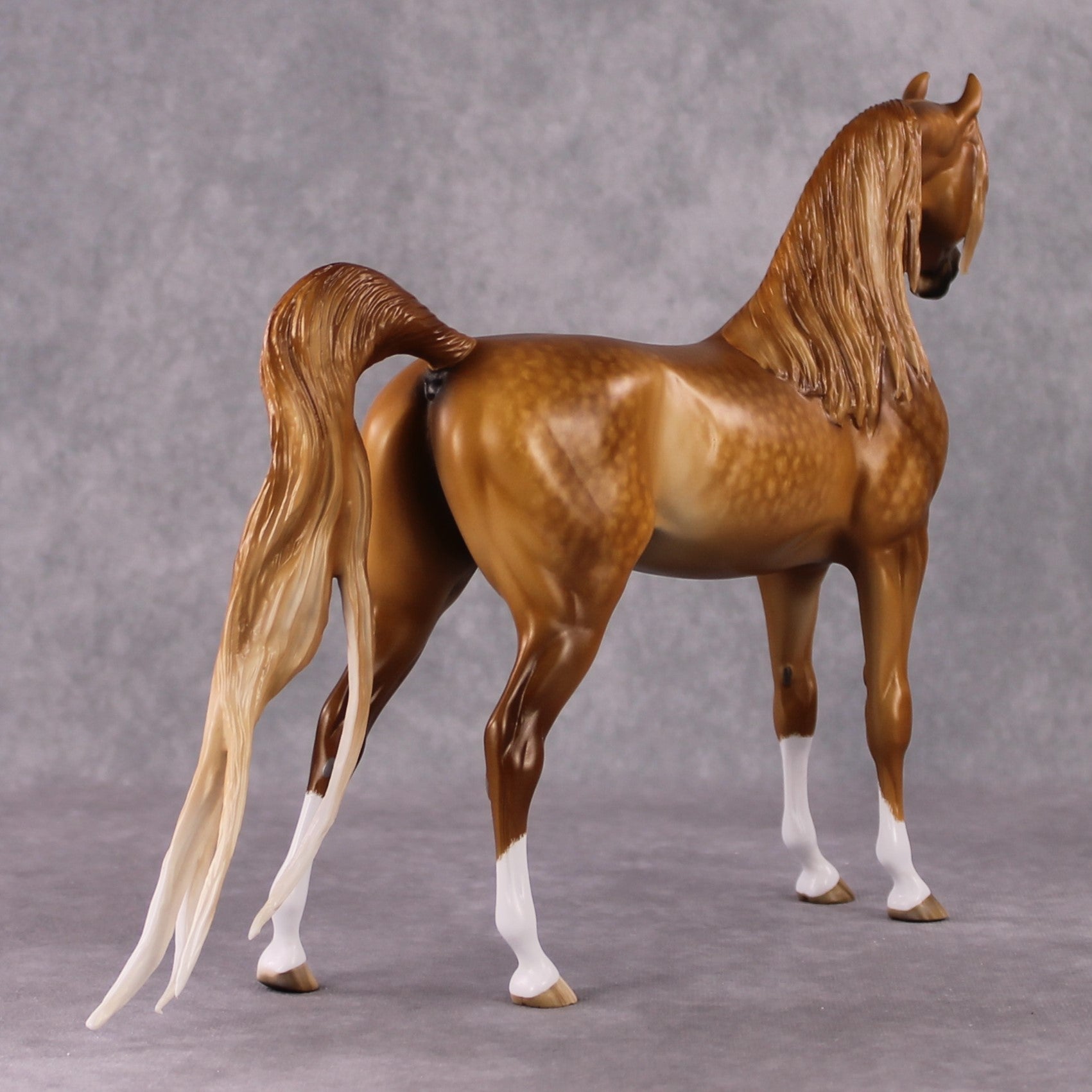 Stone Horses OOAK FCM "Inferno" - Chestnut Arabian Stallion by Sheryl Leisure &amp; Mona 02/11/2025
