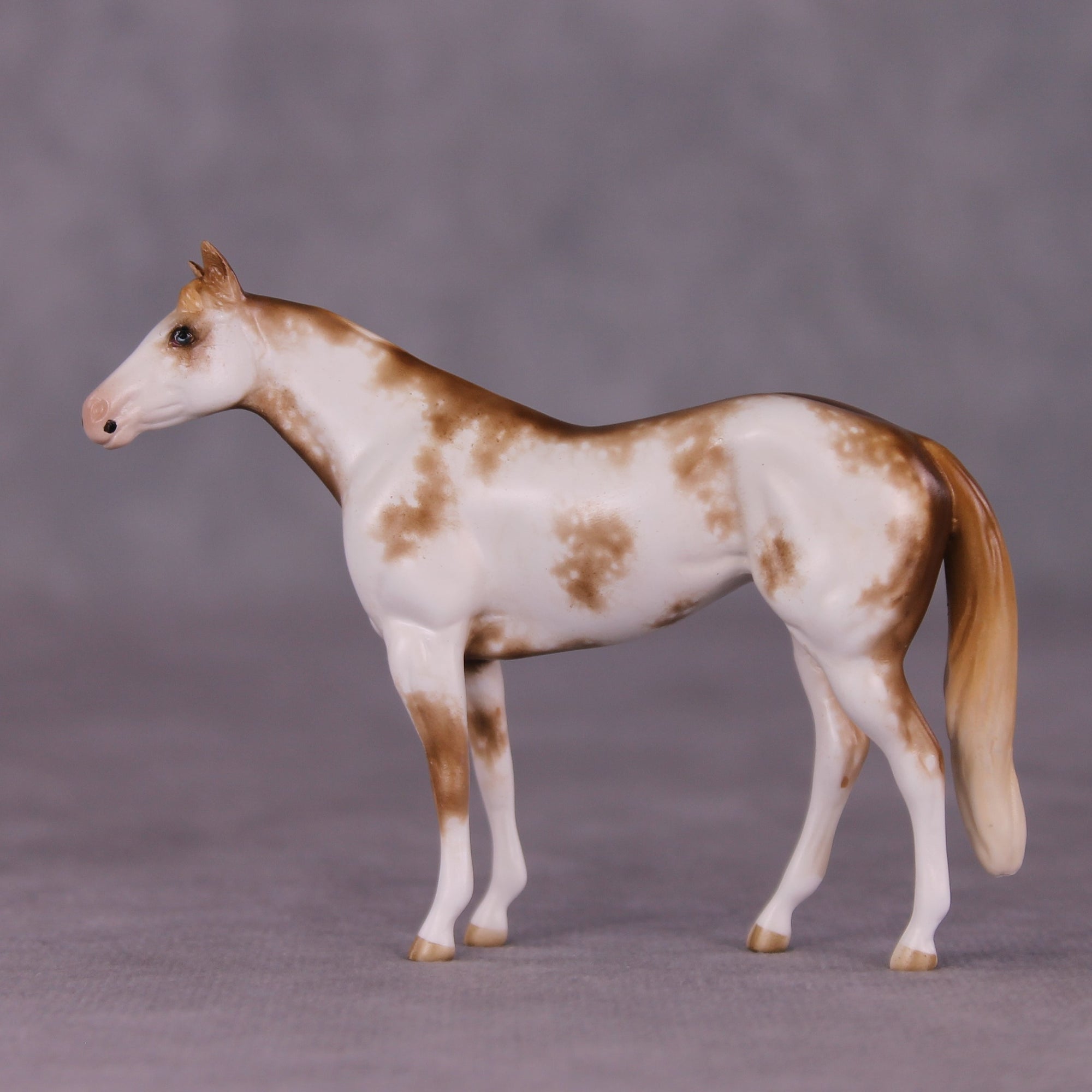 "Vermillion &amp; Poppy" OOAK Foal &amp; Stock Horse Chip Set by Sheryl Leisure - MileStones Series