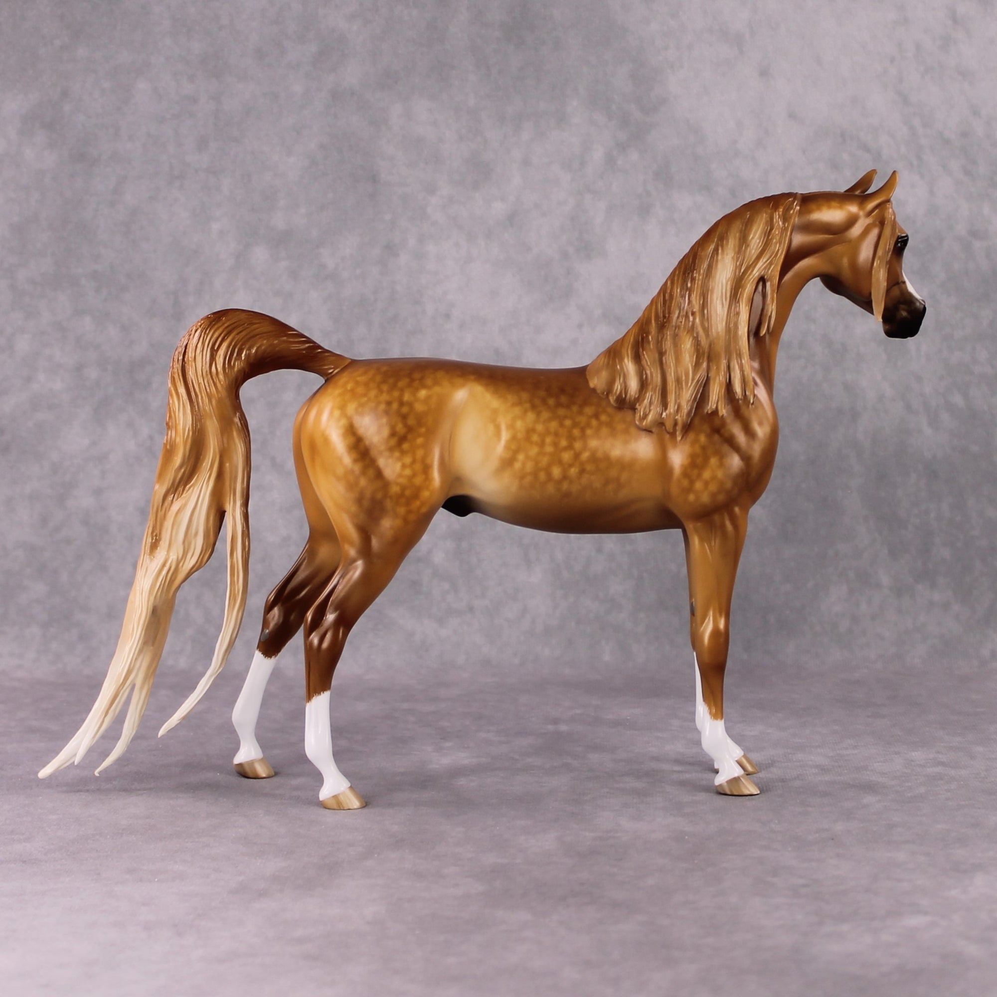 Stone Horses OOAK FCM "Inferno" - Chestnut Arabian Stallion by Sheryl Leisure &amp; Mona 02/11/2025