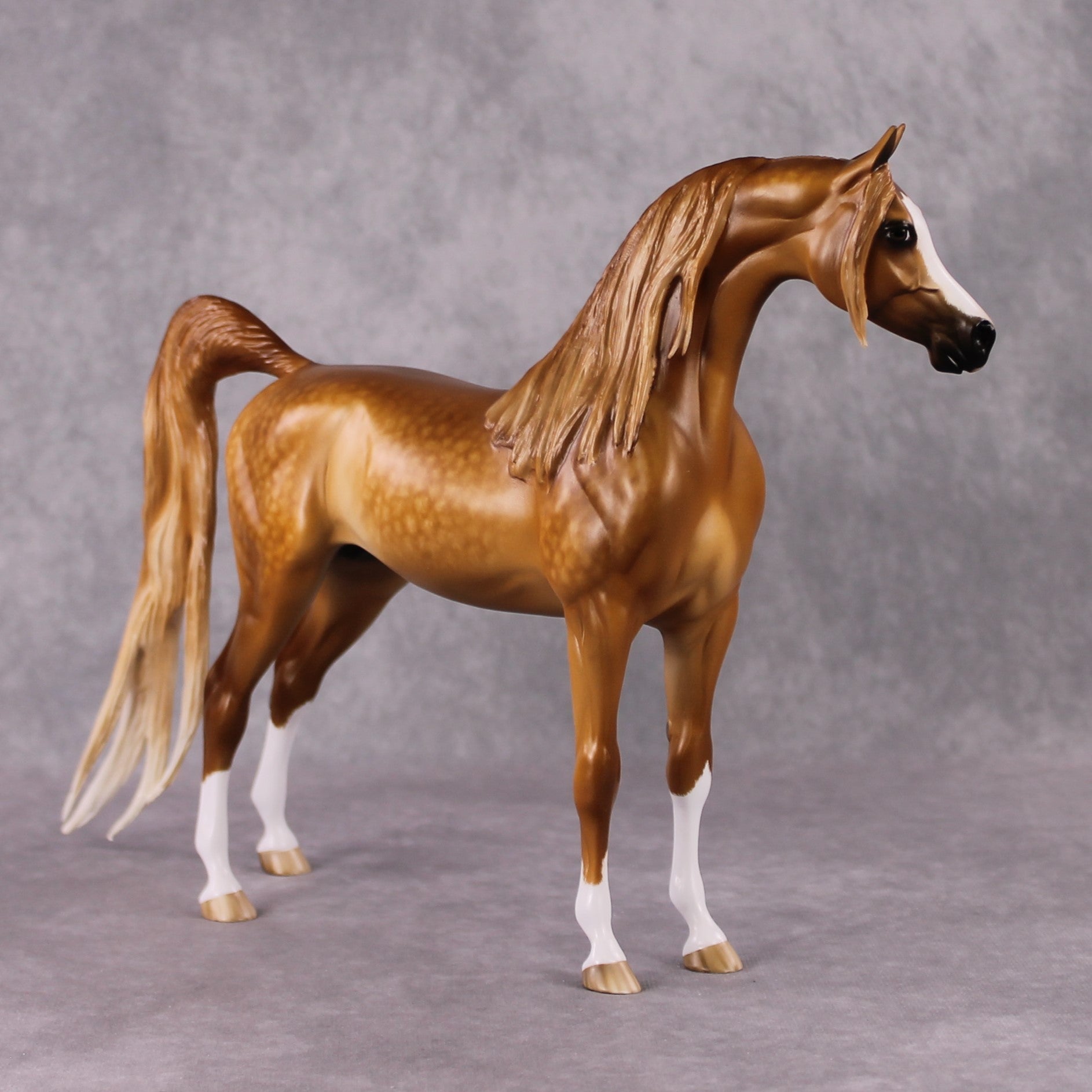 Stone Horses OOAK FCM "Inferno" - Chestnut Arabian Stallion by Sheryl Leisure &amp; Mona 02/11/2025