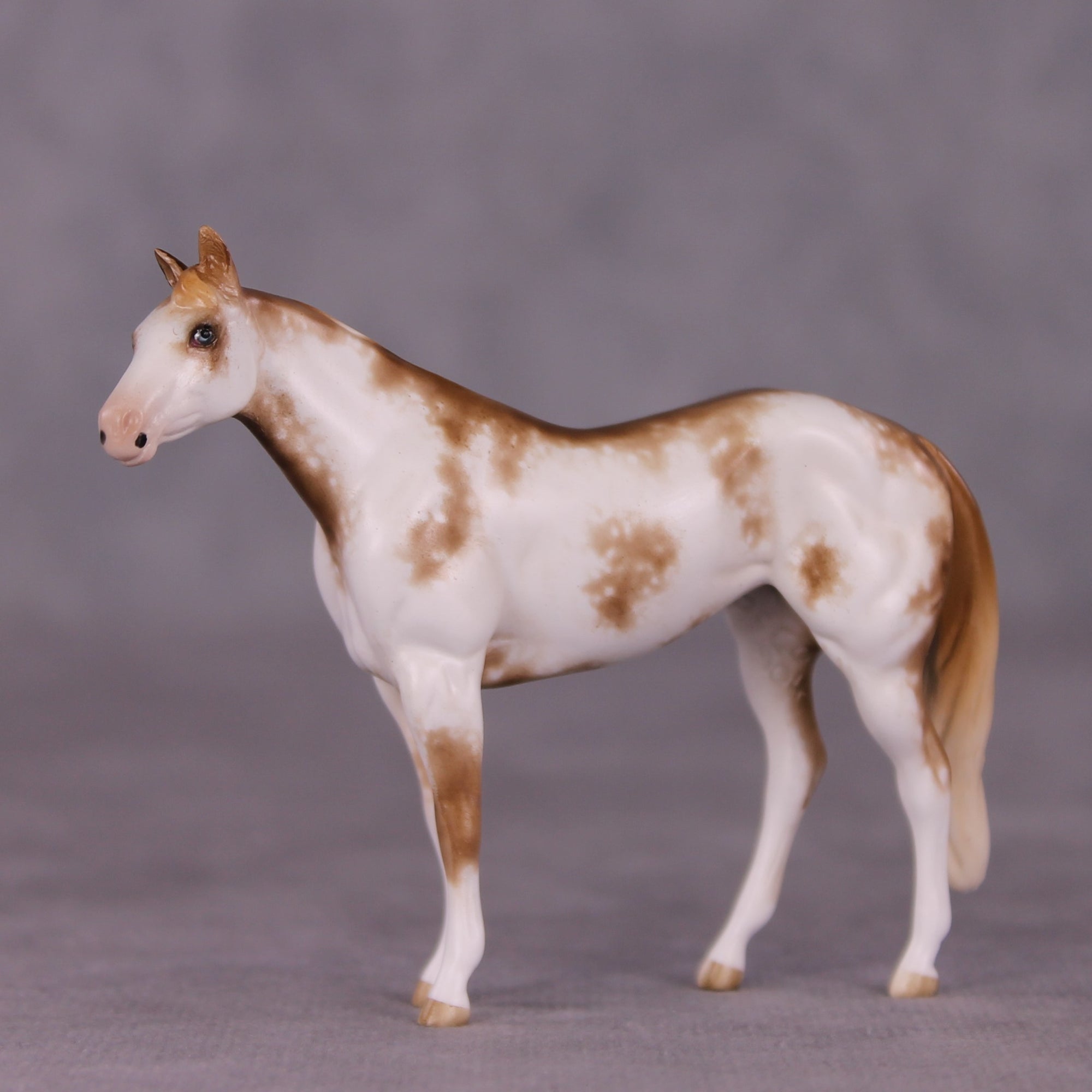 "Vermillion &amp; Poppy" OOAK Foal &amp; Stock Horse Chip Set by Sheryl Leisure - MileStones Series