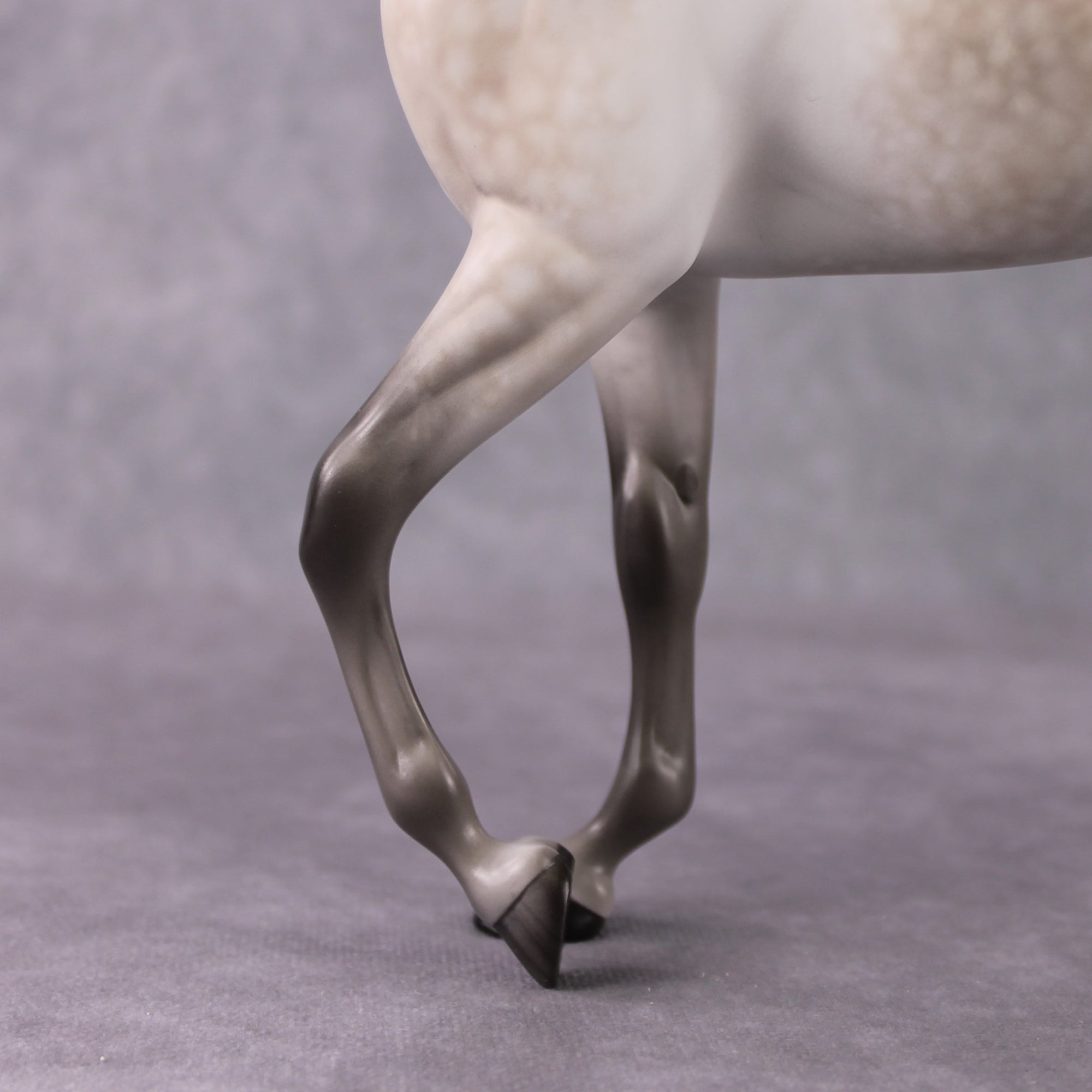 Stone Horses OOAK FCM "Ablaze" - Rose Grey Thoroughbred by Sheryl Leisure &amp; Mona 02/11/2025