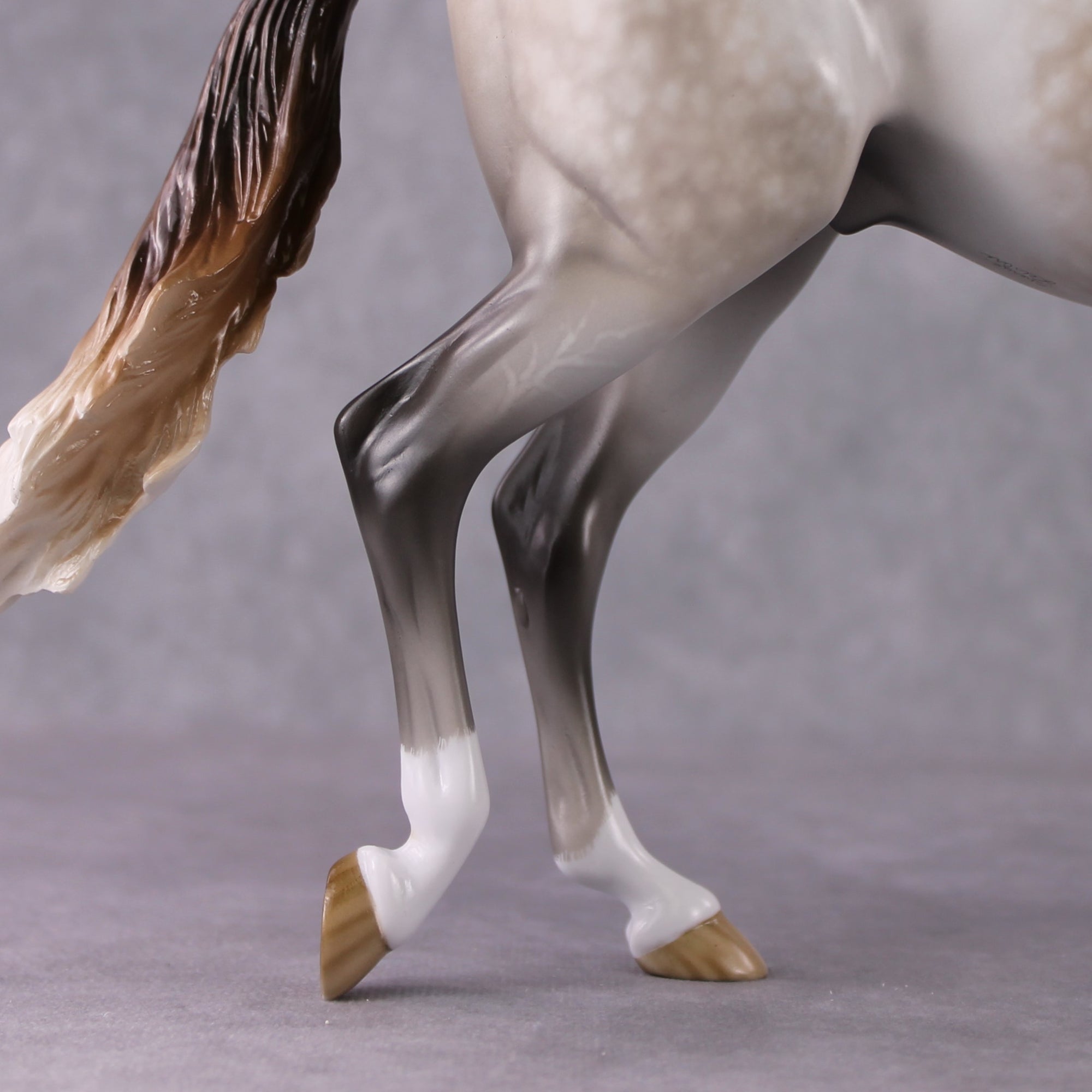 Stone Horses OOAK FCM "Ablaze" - Rose Grey Thoroughbred by Sheryl Leisure &amp; Mona 02/11/2025