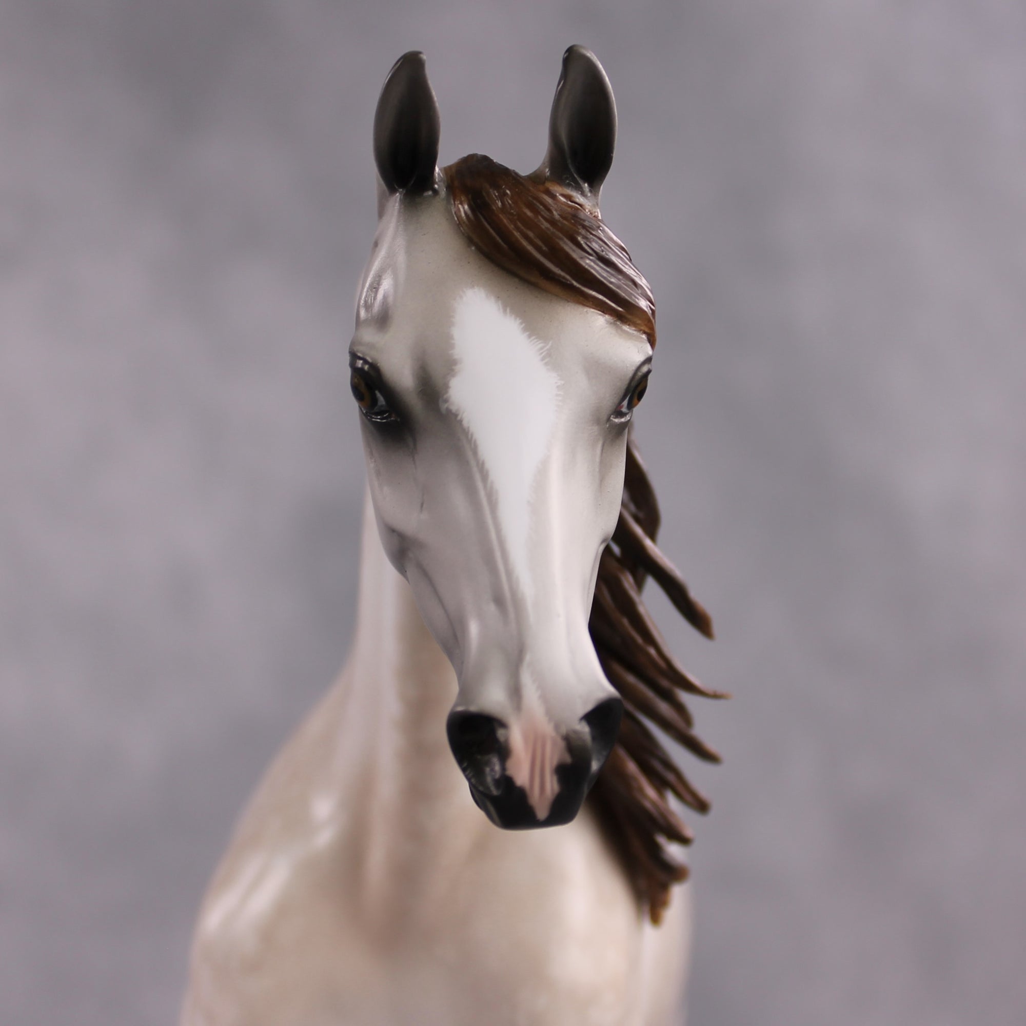 Stone Horses OOAK FCM "Ablaze" - Rose Grey Thoroughbred by Sheryl Leisure &amp; Mona 02/11/2025