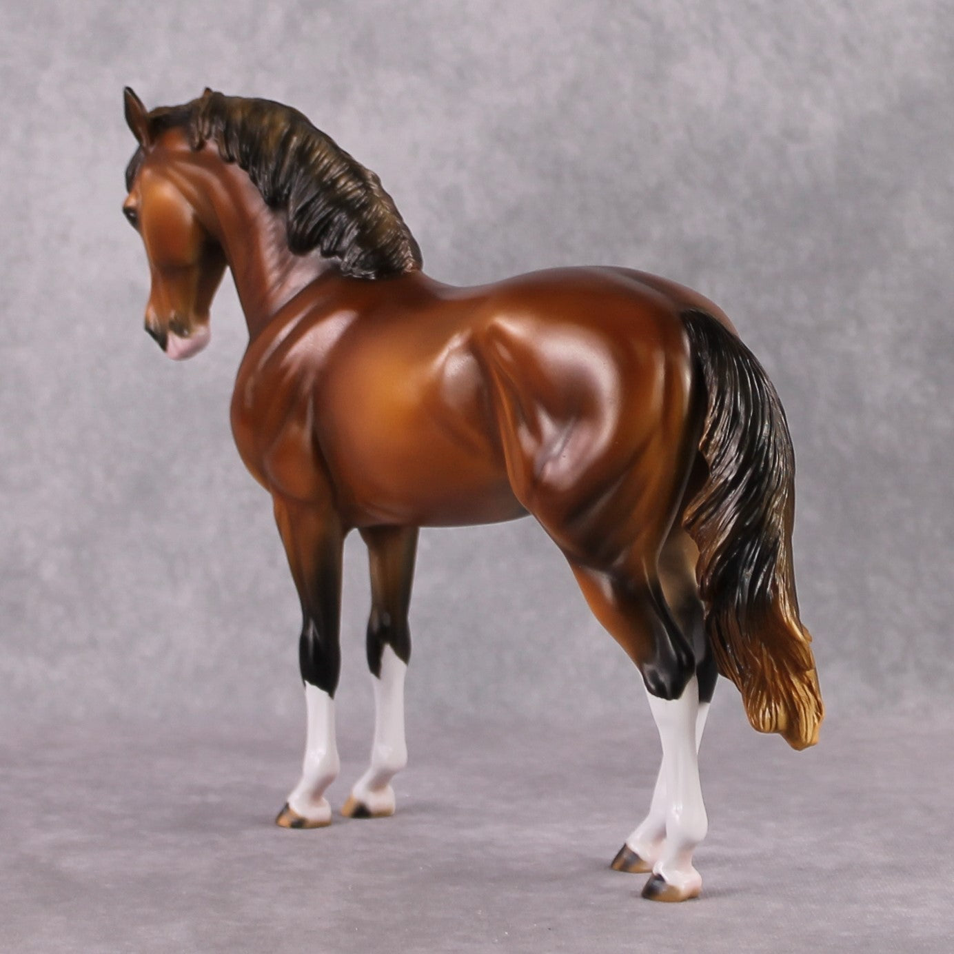 "Turnip" OOAK Sun-bleached Bay Andalusian by Guest Artist Mindy Berg Best Offer 02/25/2025