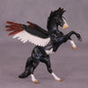 Nevermore OOAK EFCM Chip Rearing Horse By Kristen Cermele July GemStones Series