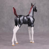 PREVIEW LISTING ONLY Grape Ice OOAK Shimmery Blue Purple Deco Arab Foal By Jamie Adamson MM24