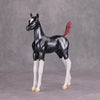 PREVIEW LISTING ONLY Grape Ice OOAK Shimmery Blue Purple Deco Arab Foal By Jamie Adamson MM24