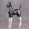 PREVIEW LISTING ONLY Grape Ice OOAK Shimmery Blue Purple Deco Arab Foal By Jamie Adamson MM24