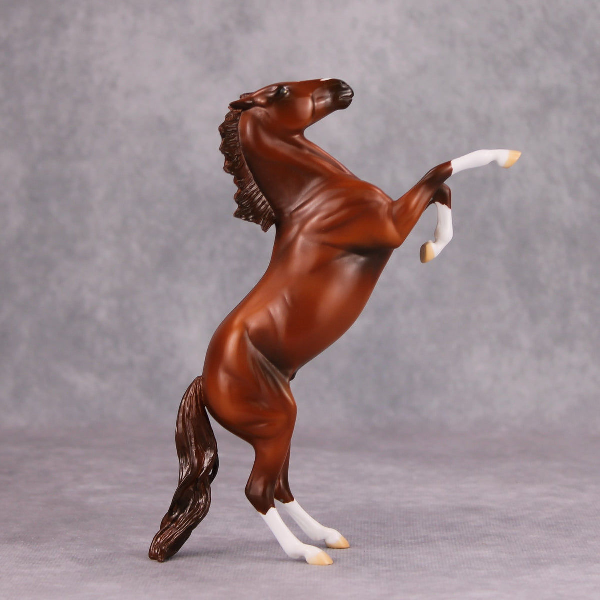 Belvedere OOAK Chestnut Rearing Pebble By Jamie Adamson MM24