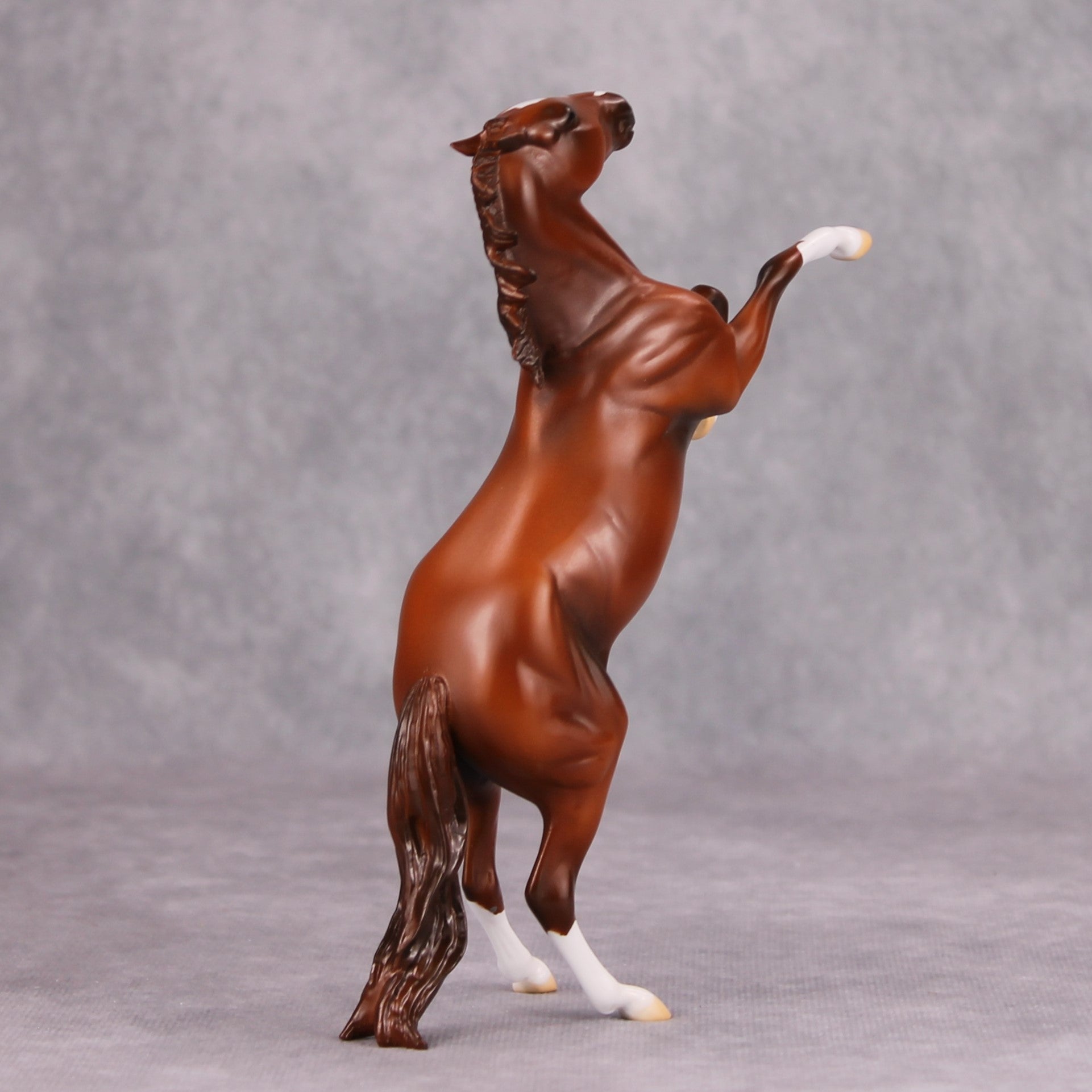 Belvedere OOAK Chestnut Rearing Pebble By Jamie Adamson MM24