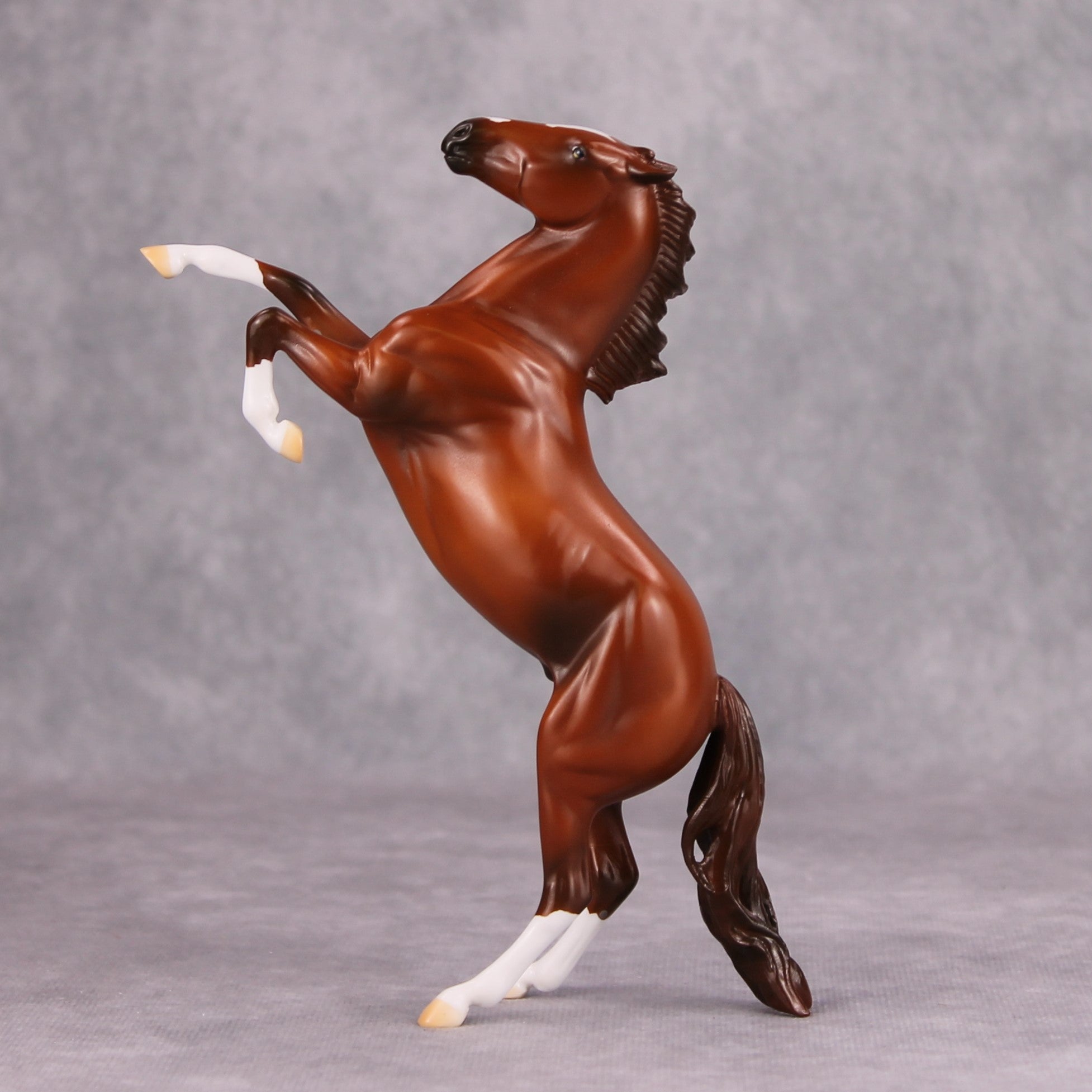 Belvedere OOAK Chestnut Rearing Pebble By Jamie Adamson MM24