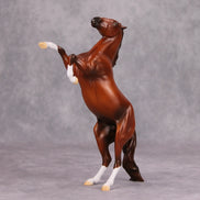 Belvedere OOAK Chestnut Rearing Pebble By Jamie Adamson MM24