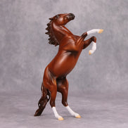 Belvedere OOAK Chestnut Rearing Pebble By Jamie Adamson MM24