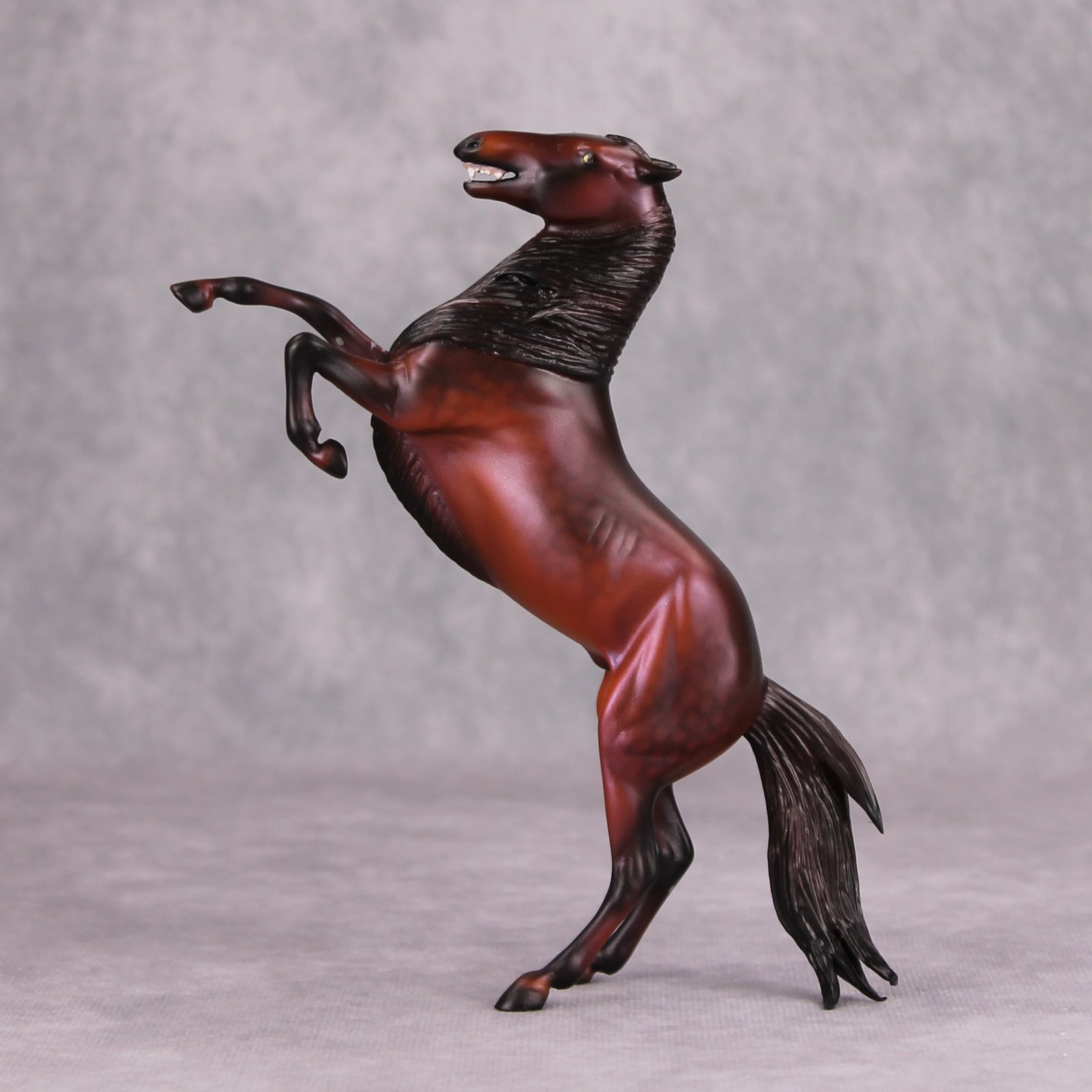 Dr. Sirius A. Wolfe, PHD OOAK Dappled Red Bay Were-Horse Rearing Pebble by Ellen Robbins MM24 Best Offer