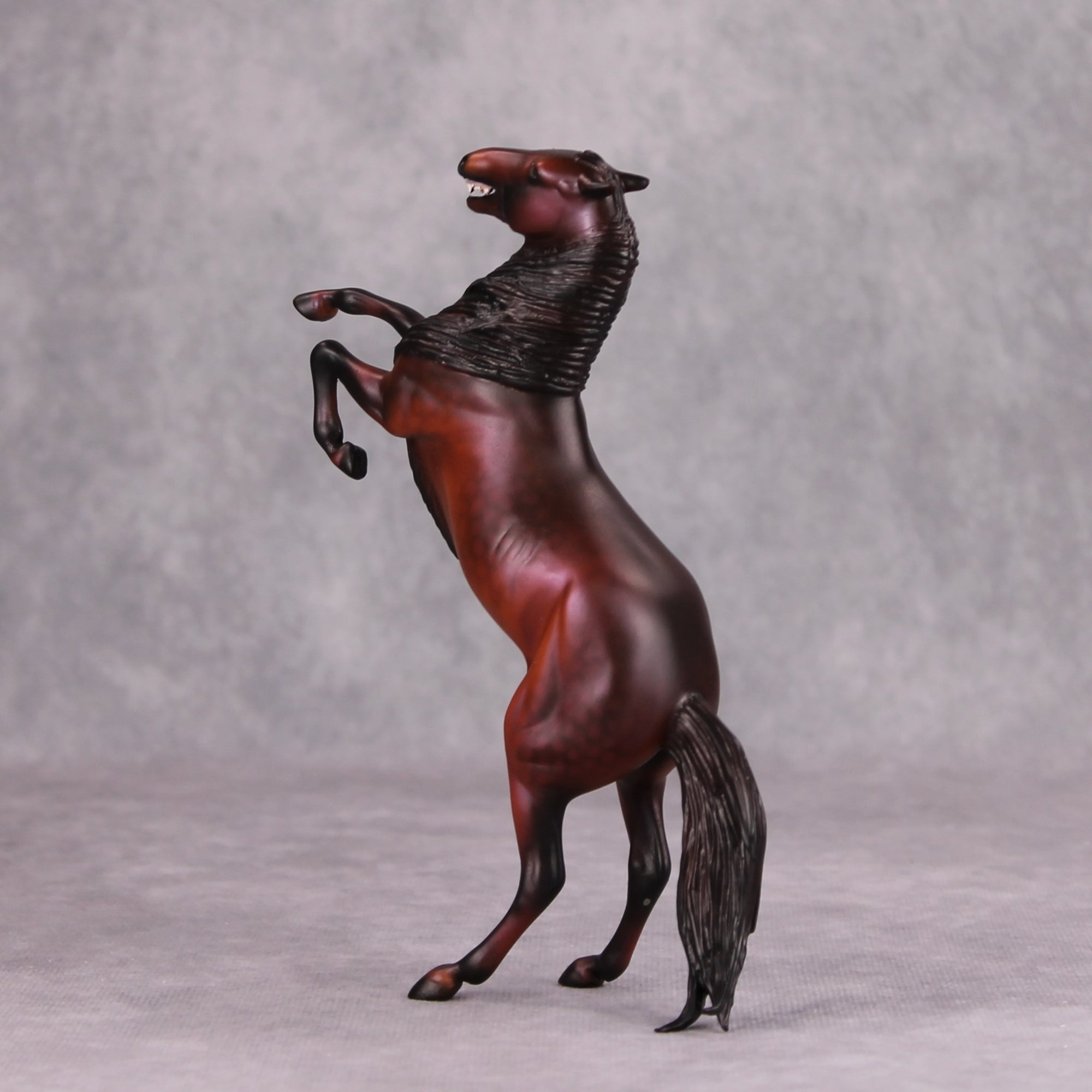 Dr. Sirius A. Wolfe, PHD OOAK Dappled Red Bay Were-Horse Rearing Pebble by Ellen Robbins MM24 Best Offer