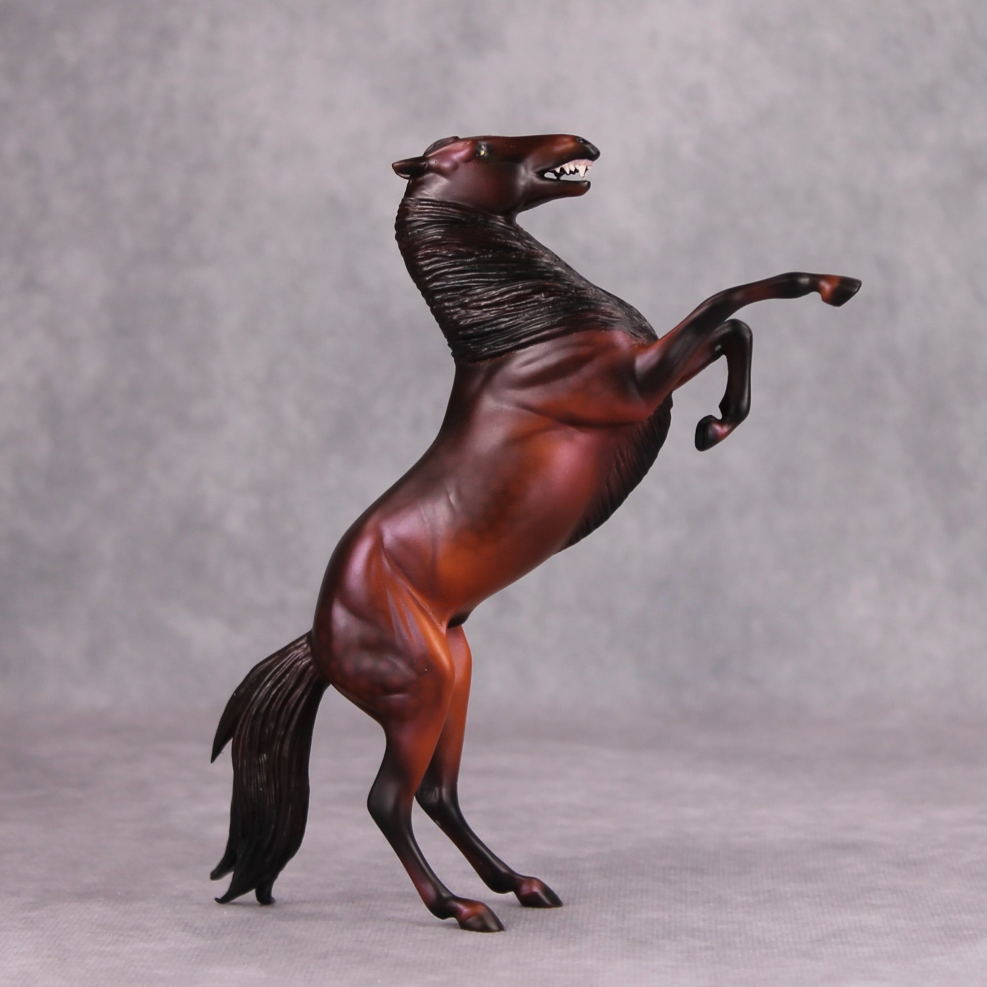 Dr. Sirius A. Wolfe, PHD OOAK Dappled Red Bay Were-Horse Rearing Pebble by Ellen Robbins MM24 Best Offer