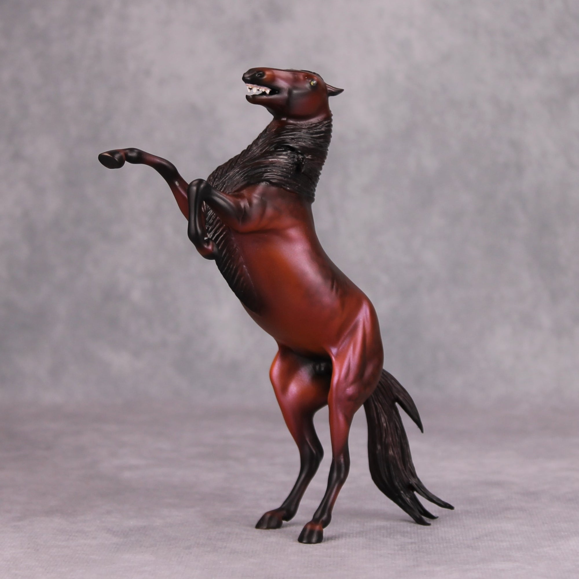 Dr. Sirius A. Wolfe, PHD OOAK Dappled Red Bay Were-Horse Rearing Pebble by Ellen Robbins MM24 Best Offer