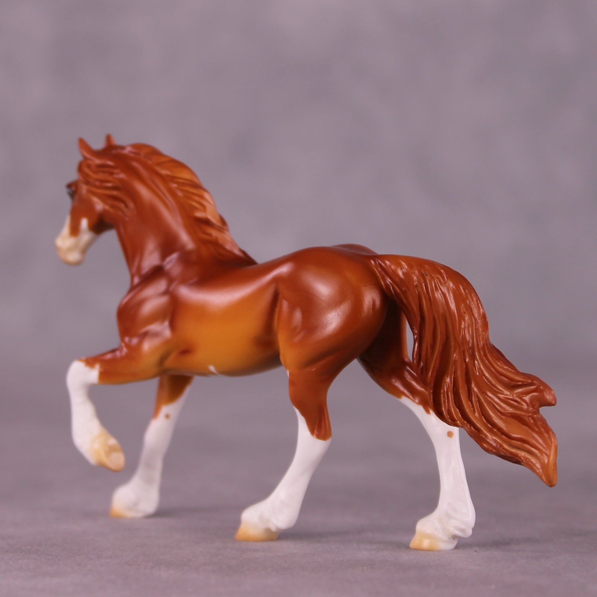 Steve OOAK Friesian Chip by Erin Corbett EQ25