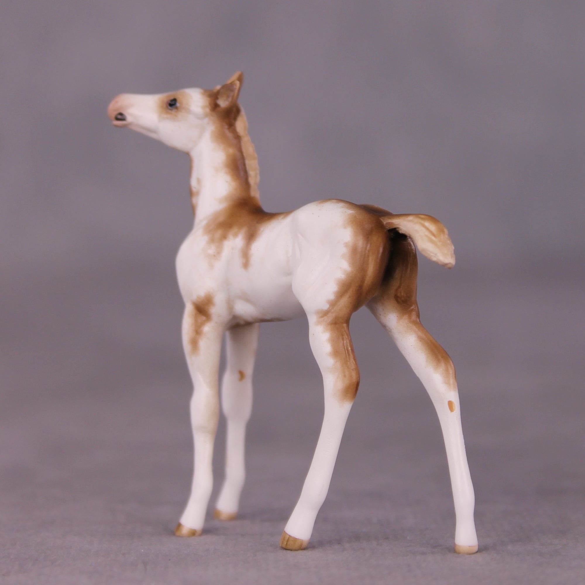 "Vermillion &amp; Poppy" OOAK Foal &amp; Stock Horse Chip Set by Sheryl Leisure - MileStones Series