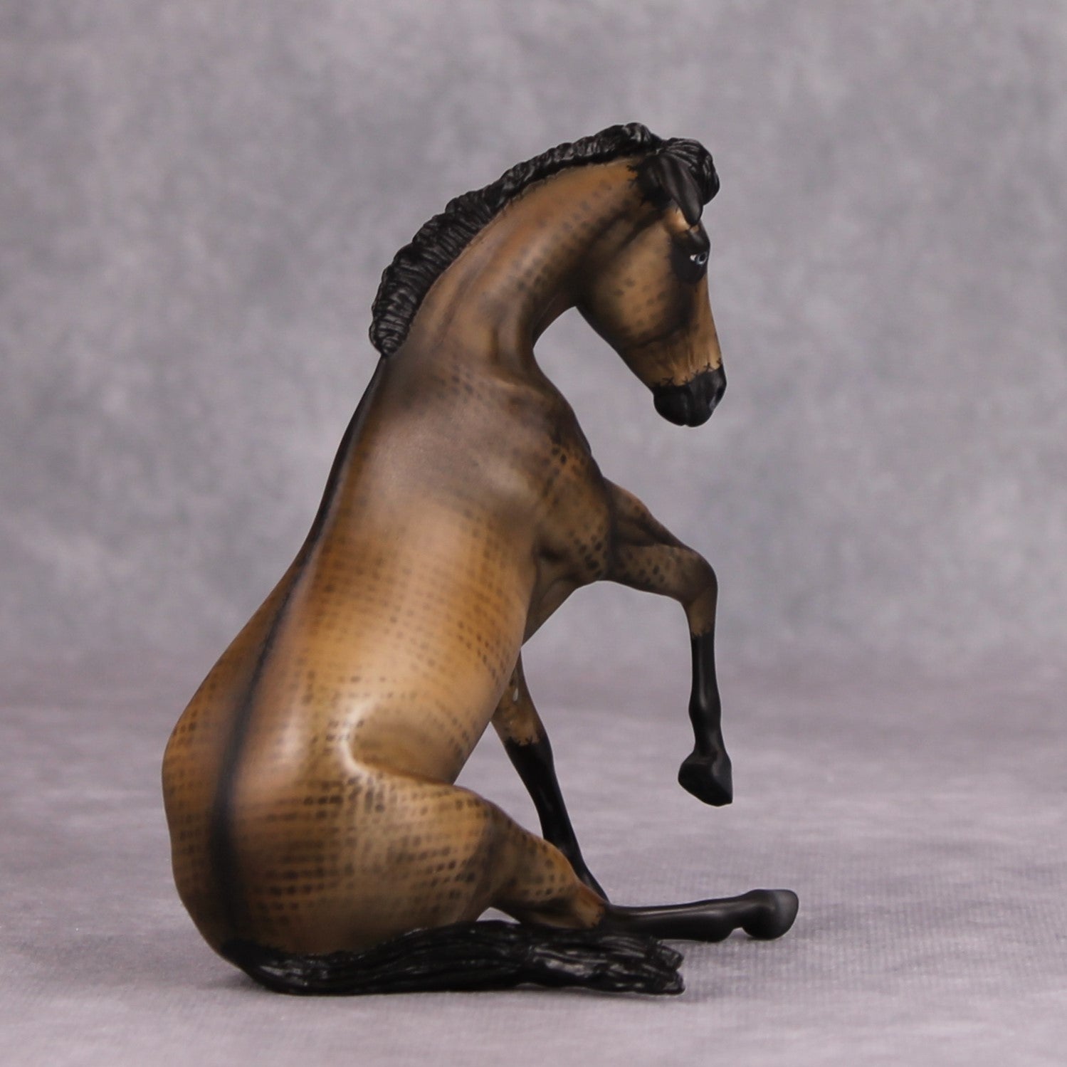 Forgotten OOAK Custom Deco Sitting Pebble Mule By Julie Keim MM24 MHP Auction