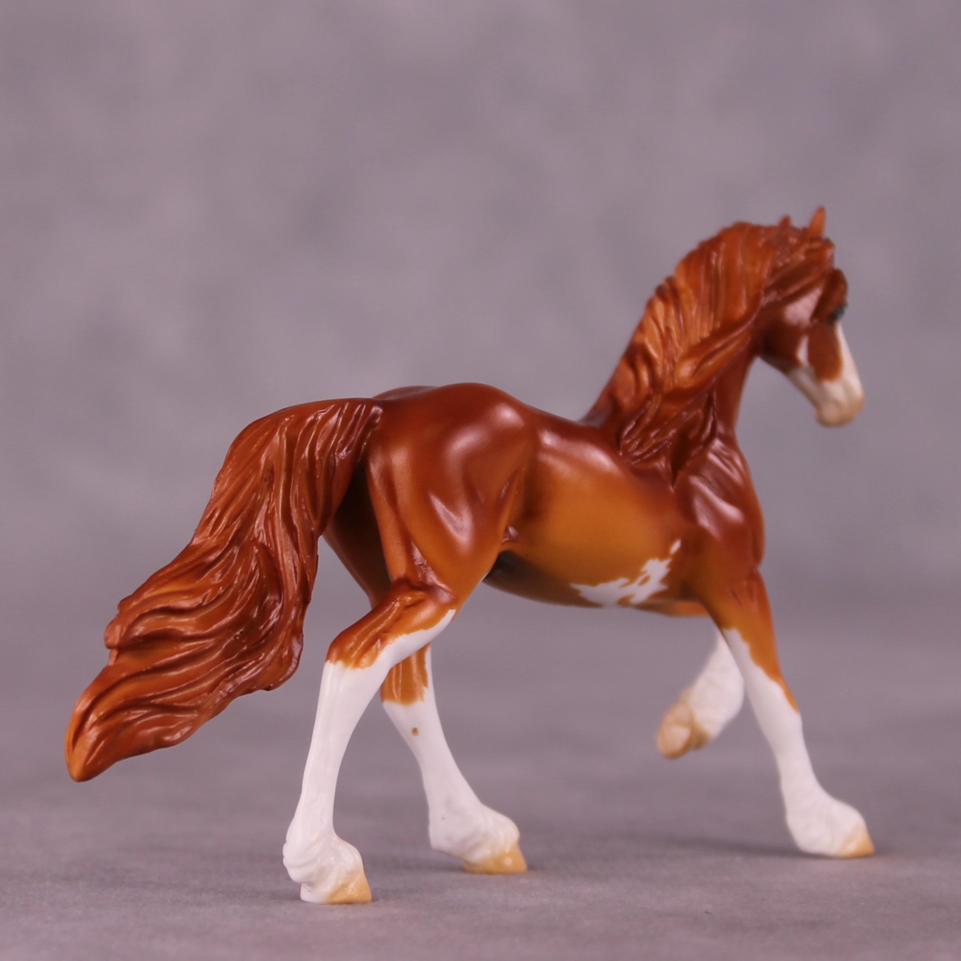 Steve OOAK Friesian Chip by Erin Corbett EQ25