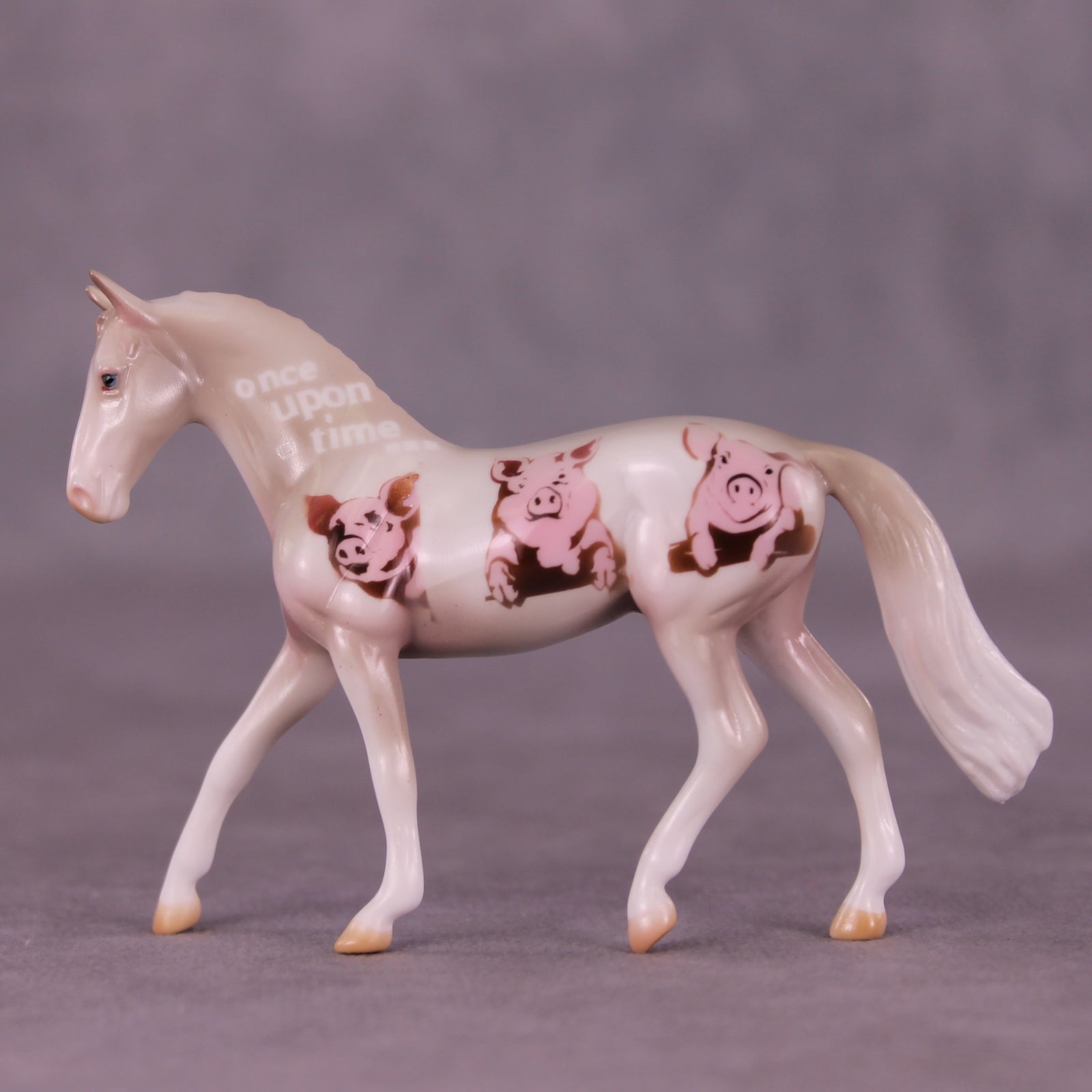 The Three Little Pigs NO FINISH CHANGE OOAK Chip Warmblood by Kike (Enrique) Duarte LHS25