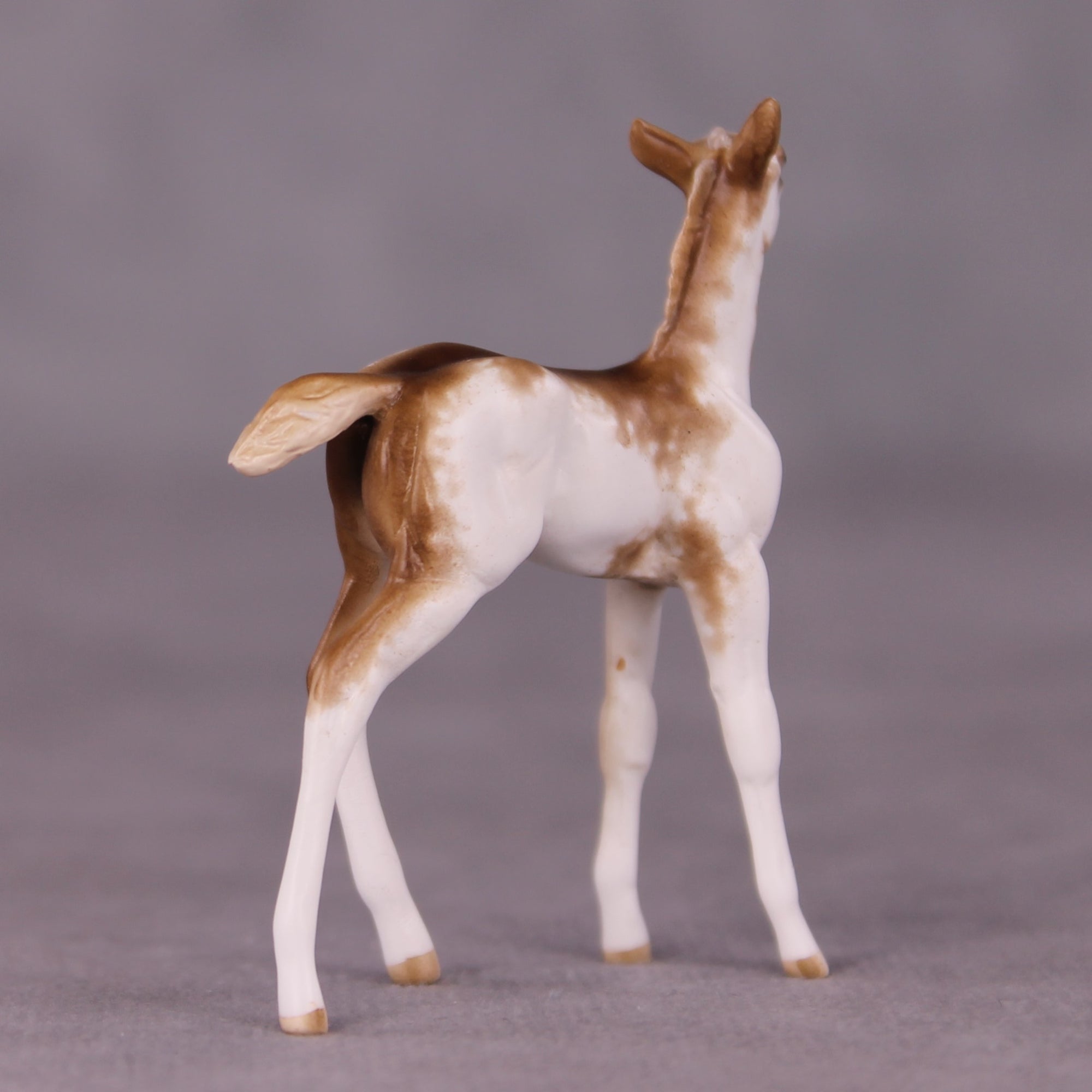 "Vermillion &amp; Poppy" OOAK Foal &amp; Stock Horse Chip Set by Sheryl Leisure - MileStones Series