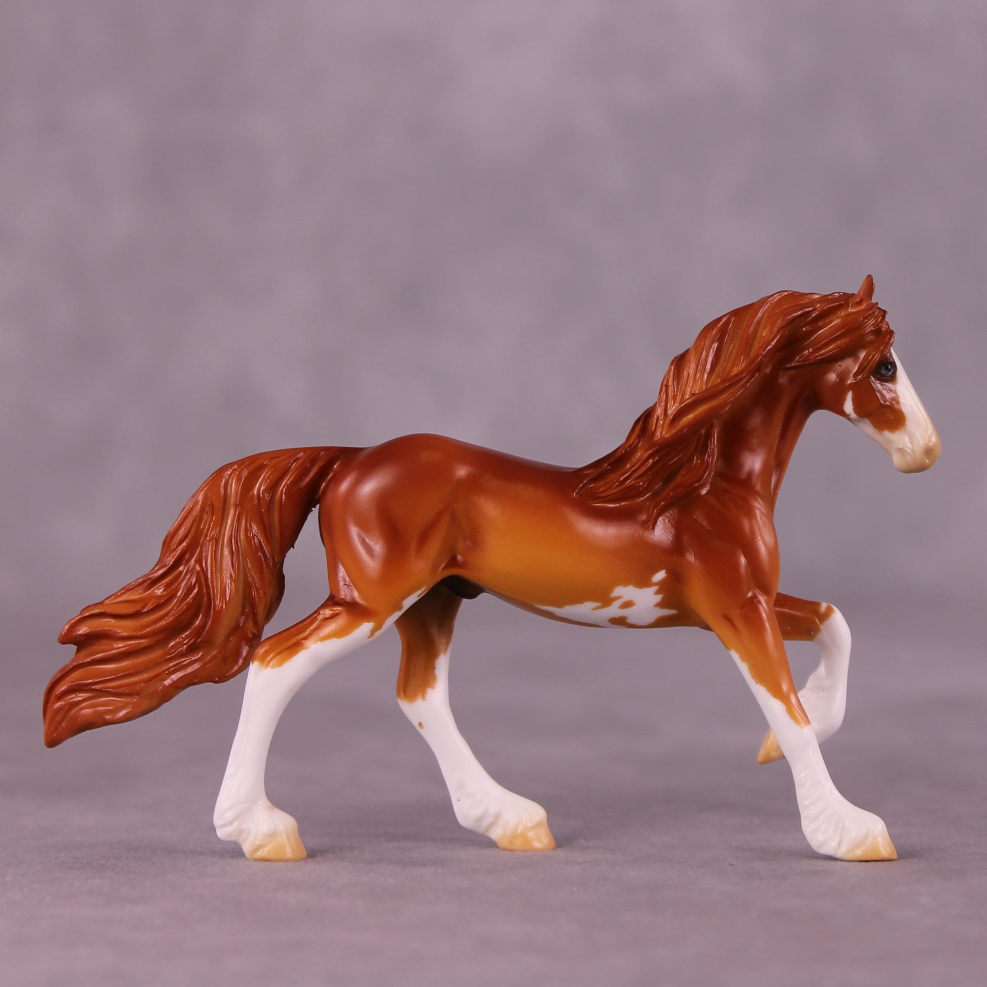 Steve OOAK Friesian Chip by Erin Corbett EQ25