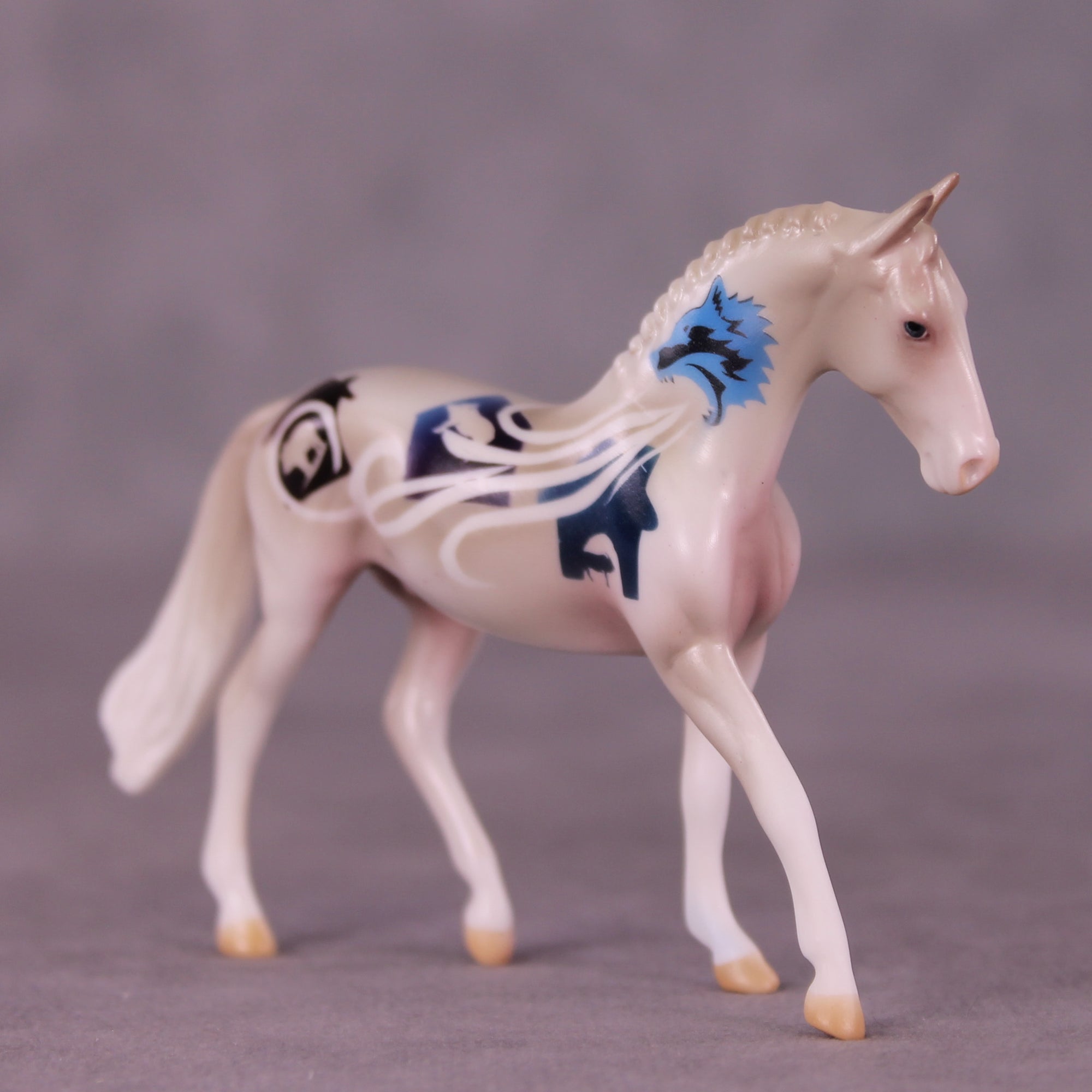 The Three Little Pigs NO FINISH CHANGE OOAK Chip Warmblood by Kike (Enrique) Duarte LHS25