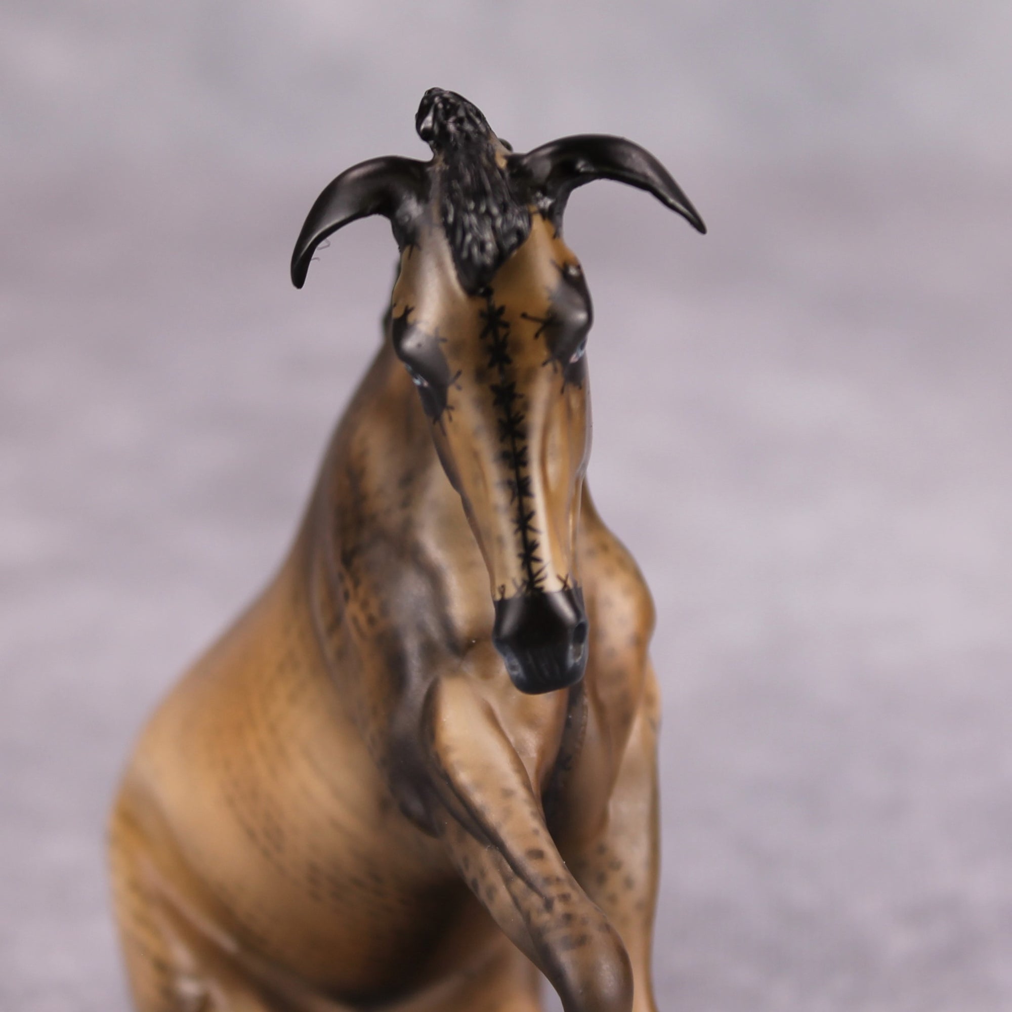 Forgotten OOAK Custom Deco Sitting Pebble Mule By Julie Keim MM24 MHP Auction