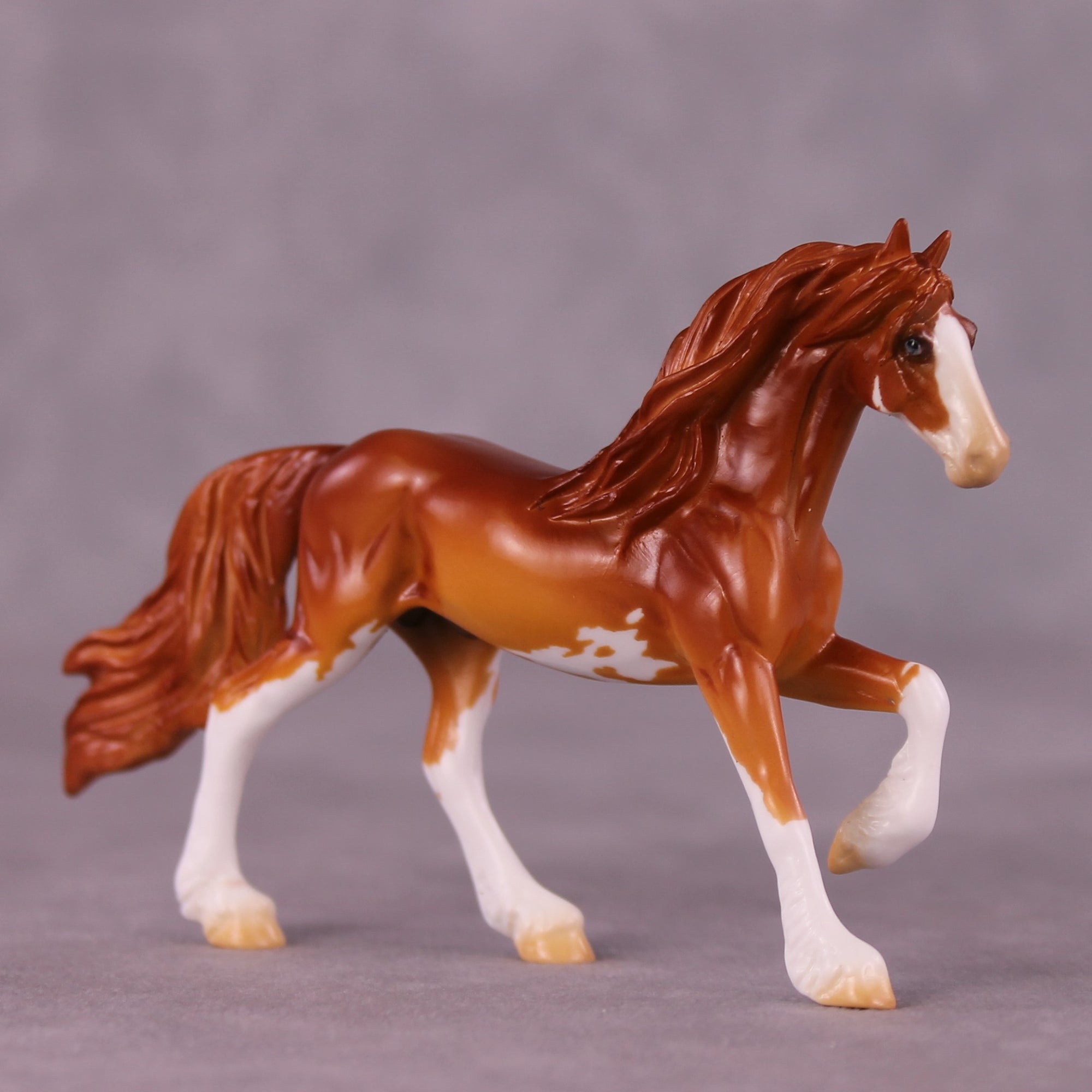 Steve OOAK Friesian Chip by Erin Corbett EQ25