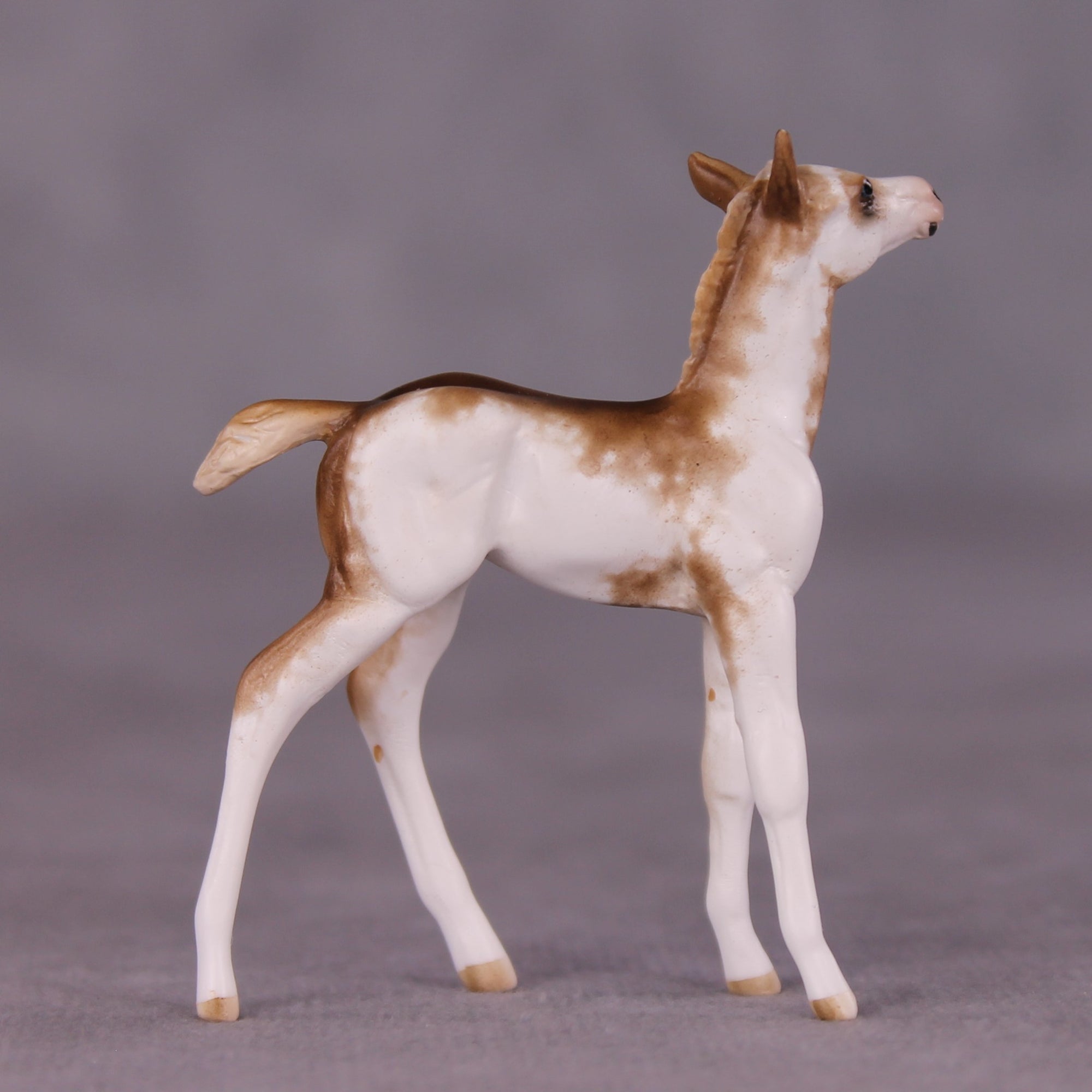 "Vermillion &amp; Poppy" OOAK Foal &amp; Stock Horse Chip Set by Sheryl Leisure - MileStones Series