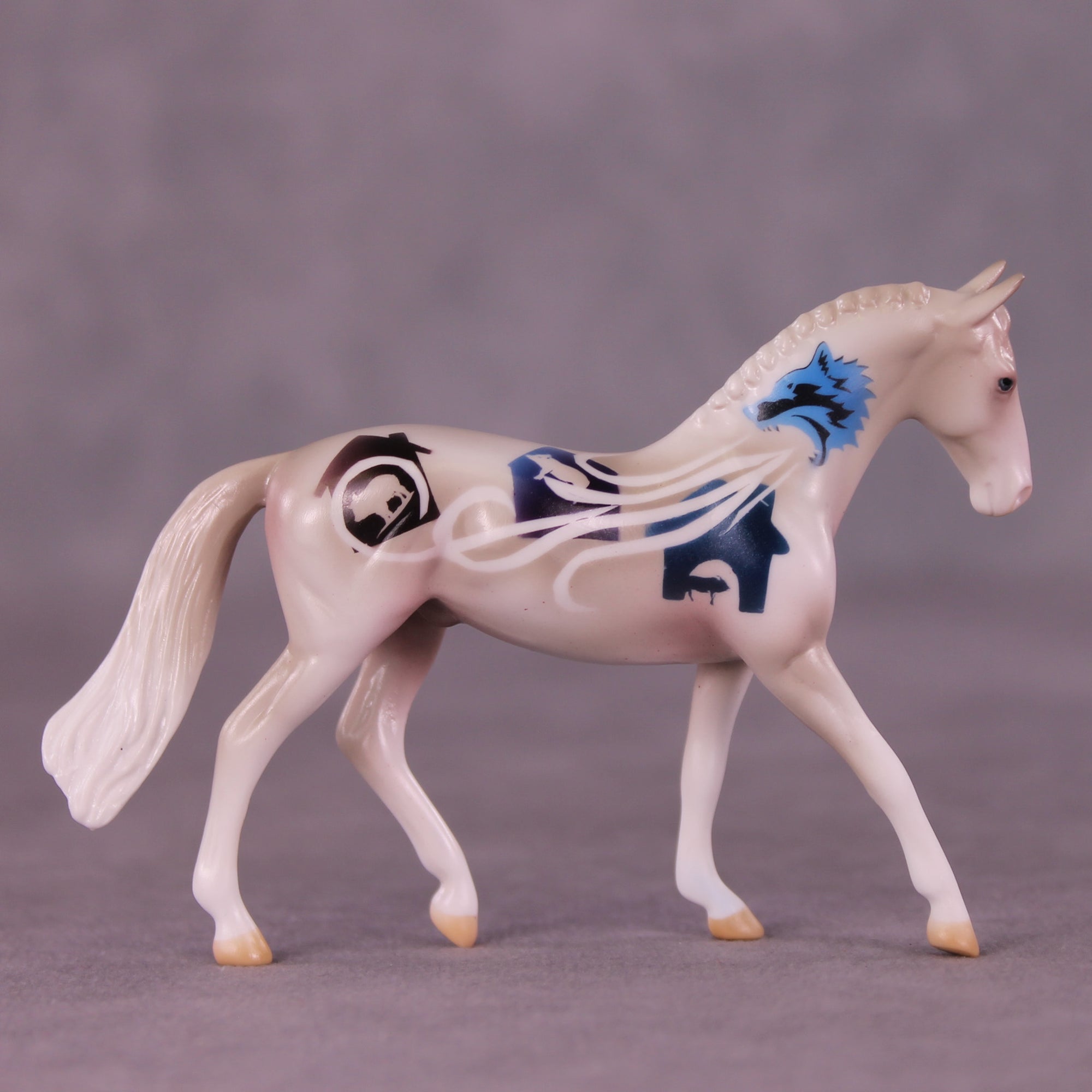 The Three Little Pigs NO FINISH CHANGE OOAK Chip Warmblood by Kike (Enrique) Duarte LHS25