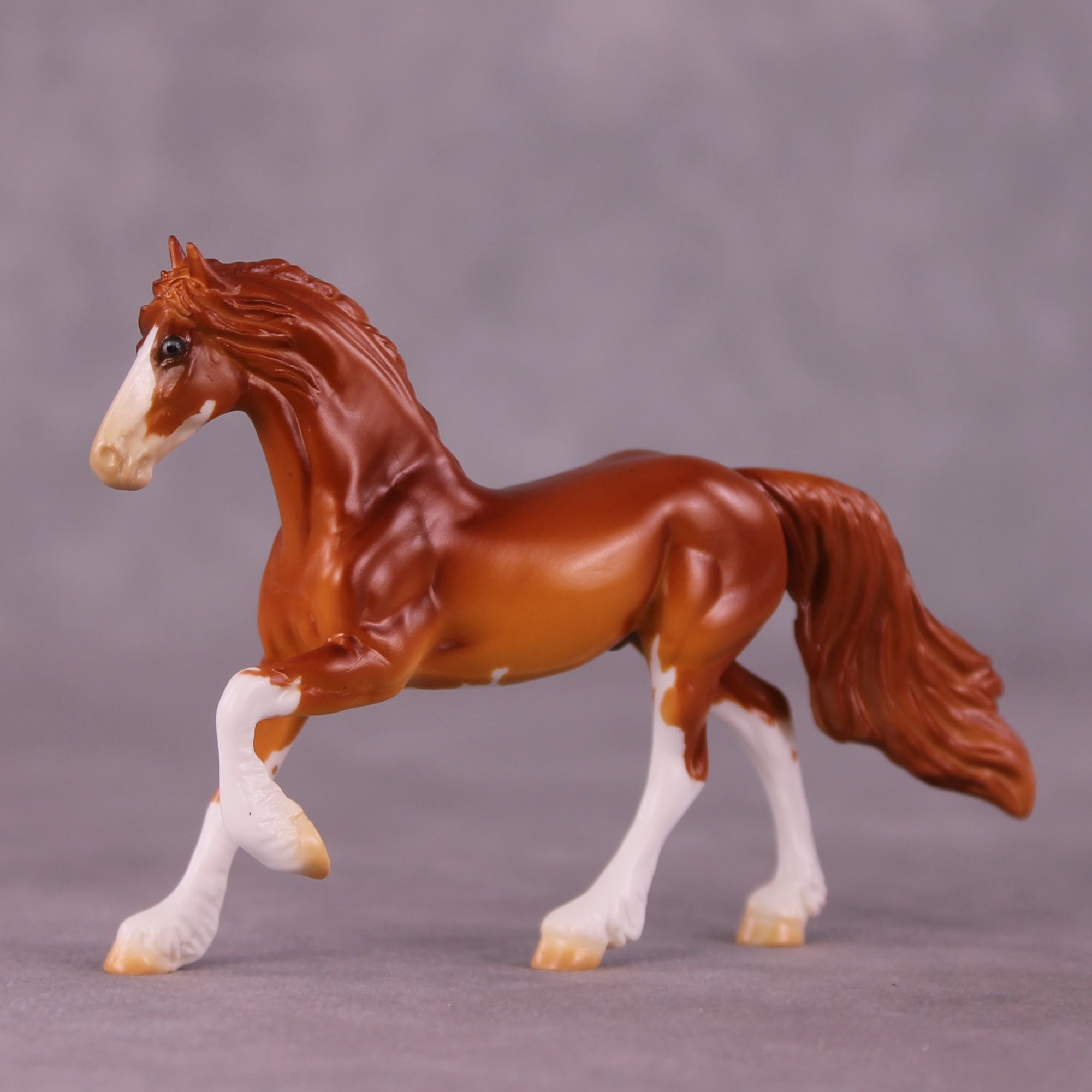 Steve OOAK Friesian Chip by Erin Corbett EQ25