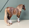 Leyte OOAK Strawberry Roan Custom Heavy Draft By Caroline Boydston - Best Offer 5/21/24